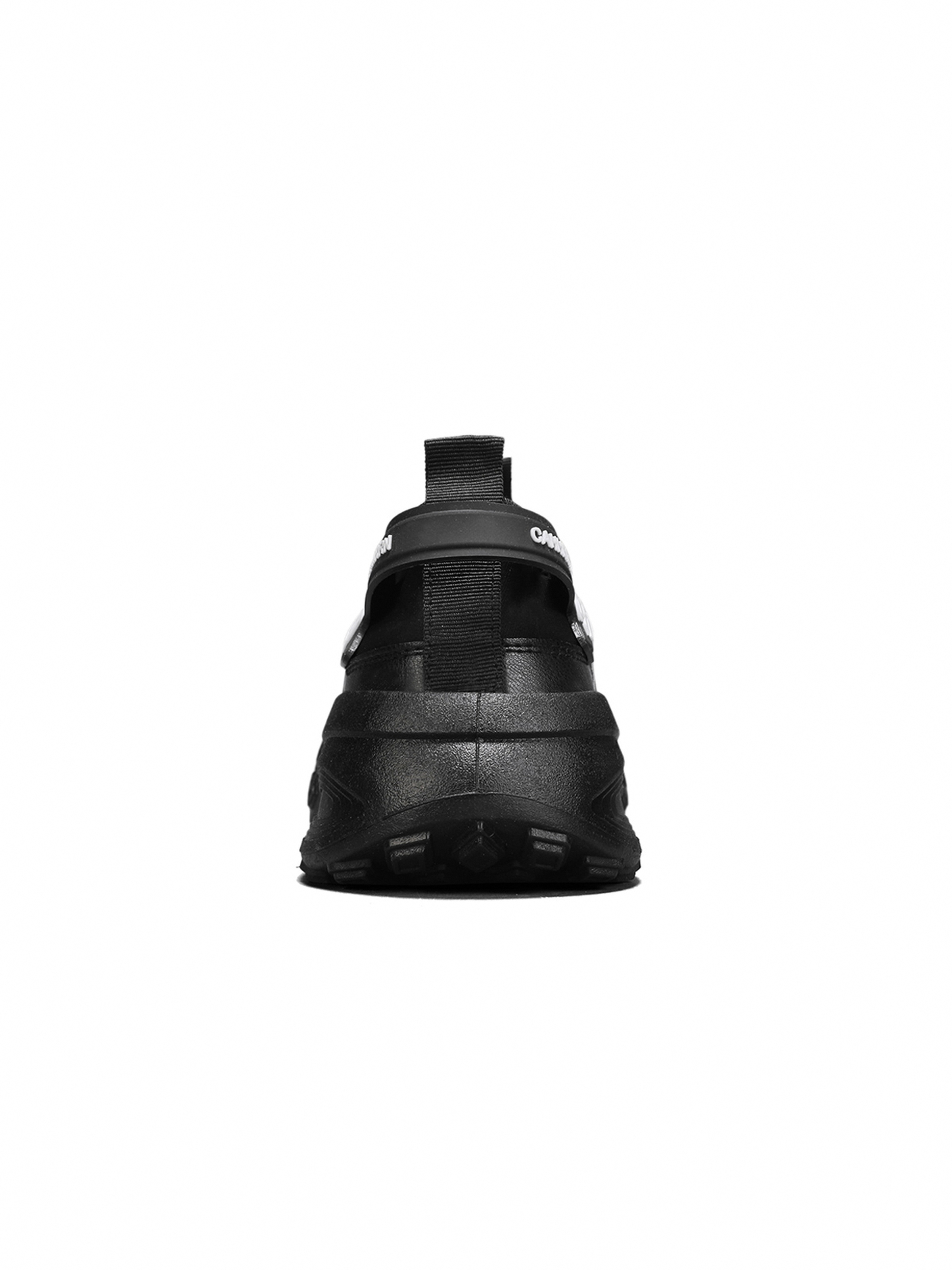 Black Breathable Slip-On Sneakers