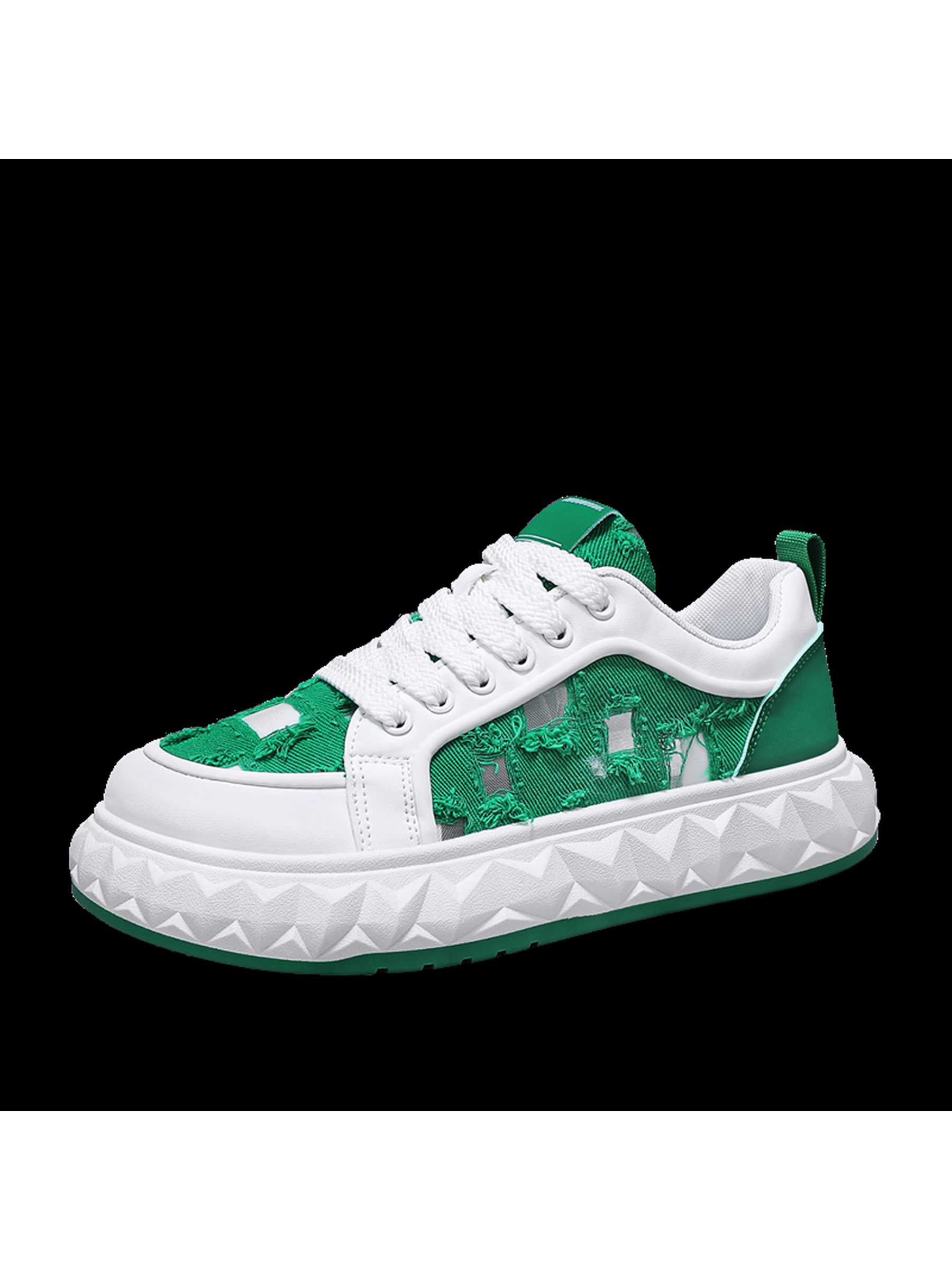 Mens Distressed Casual Sneakers