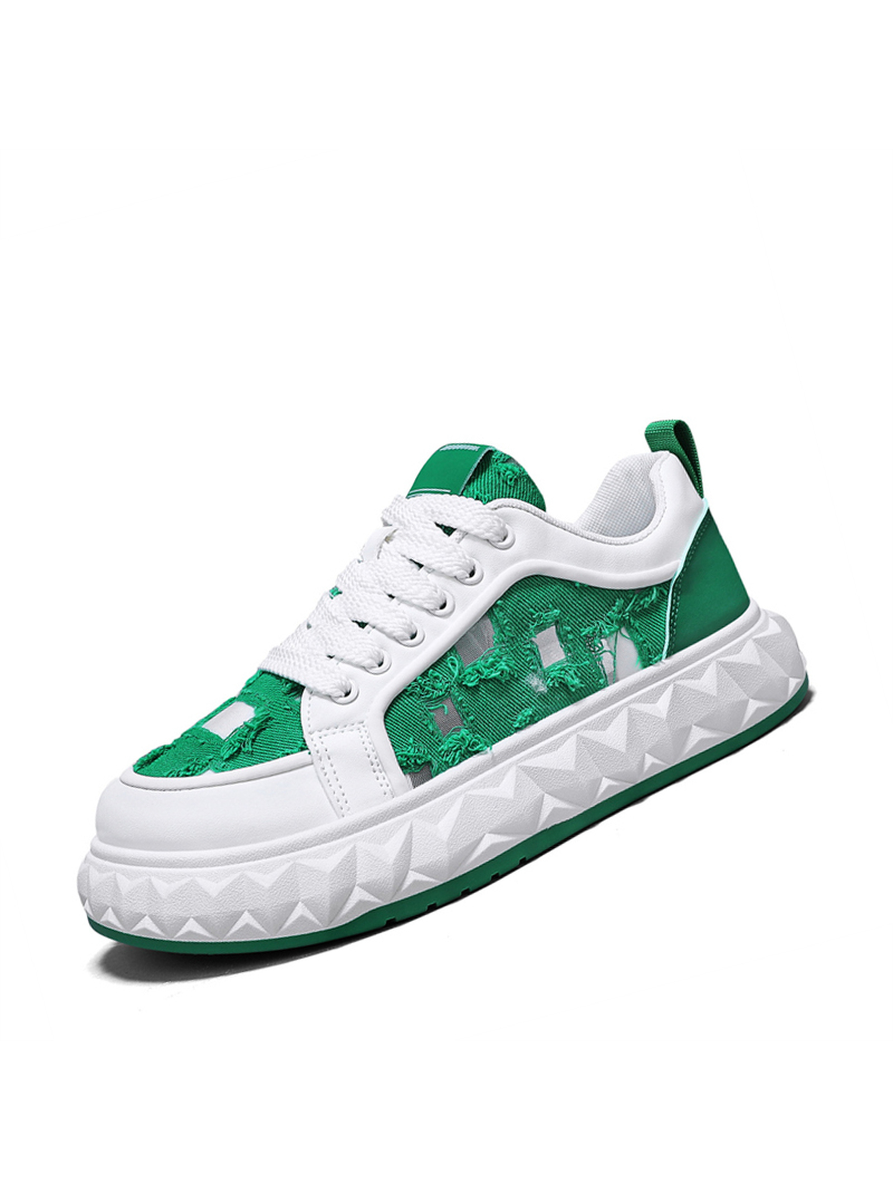 Mens Distressed Casual Sneakers