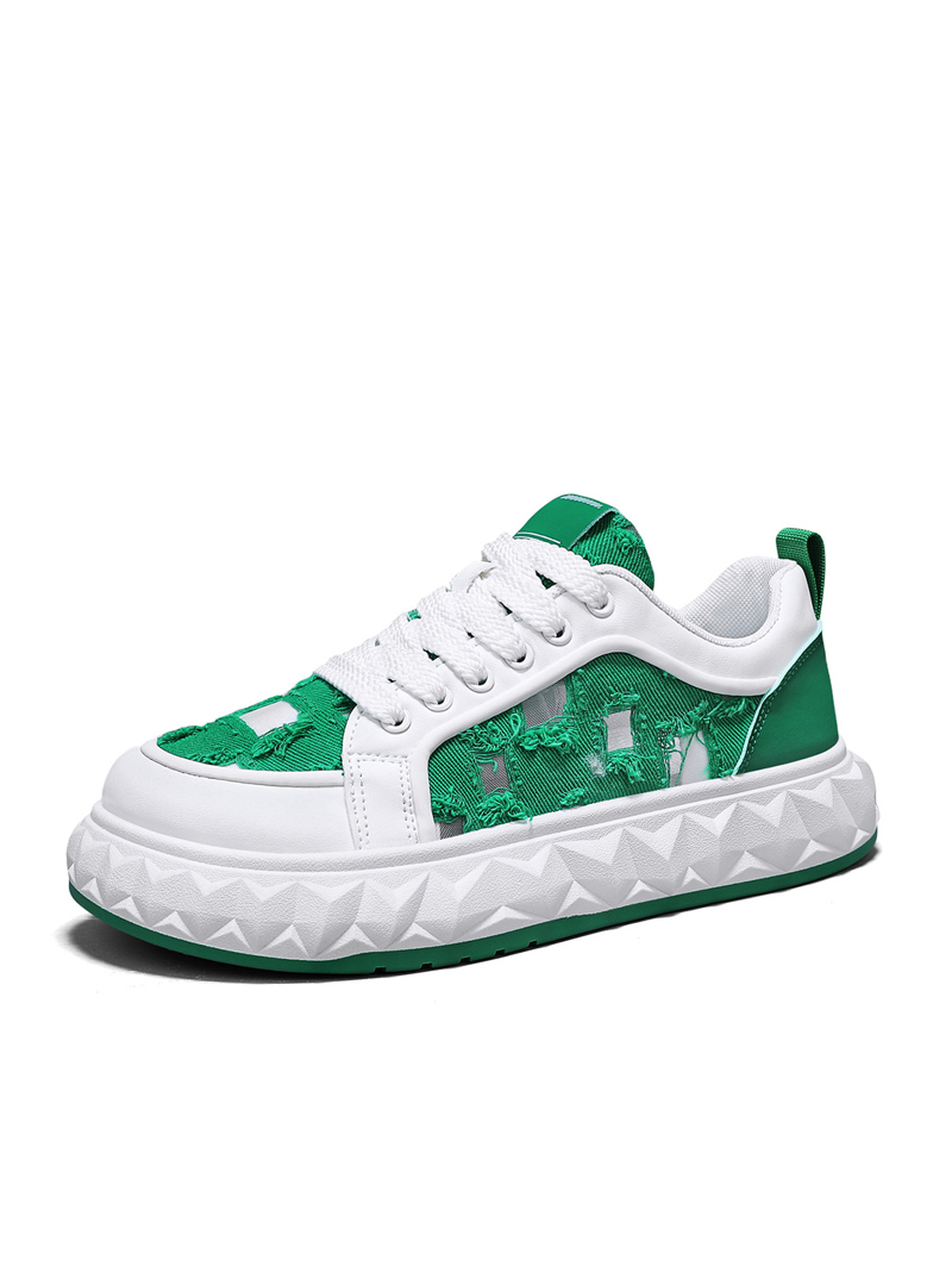 Mens Distressed Casual Sneakers