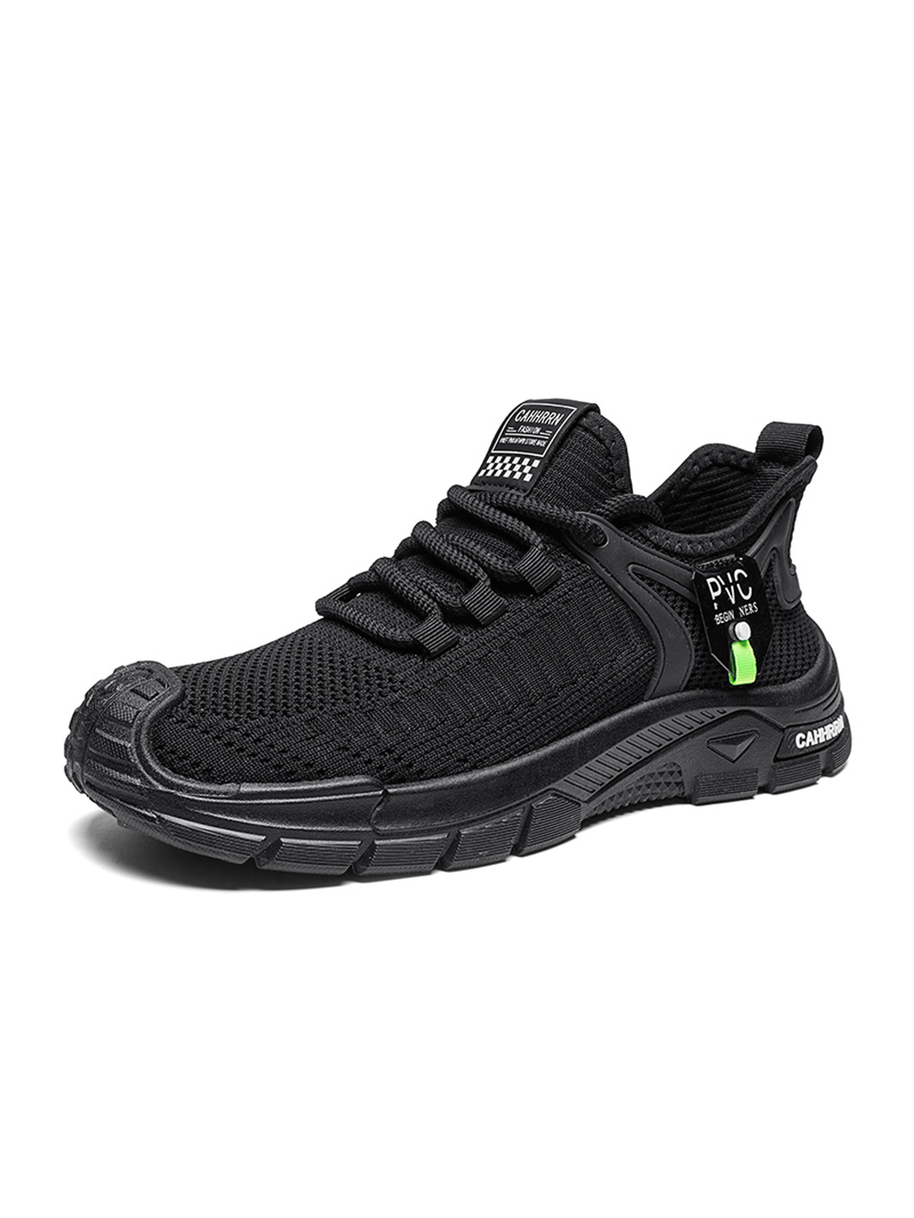 Black Mesh Breathable Sneakers