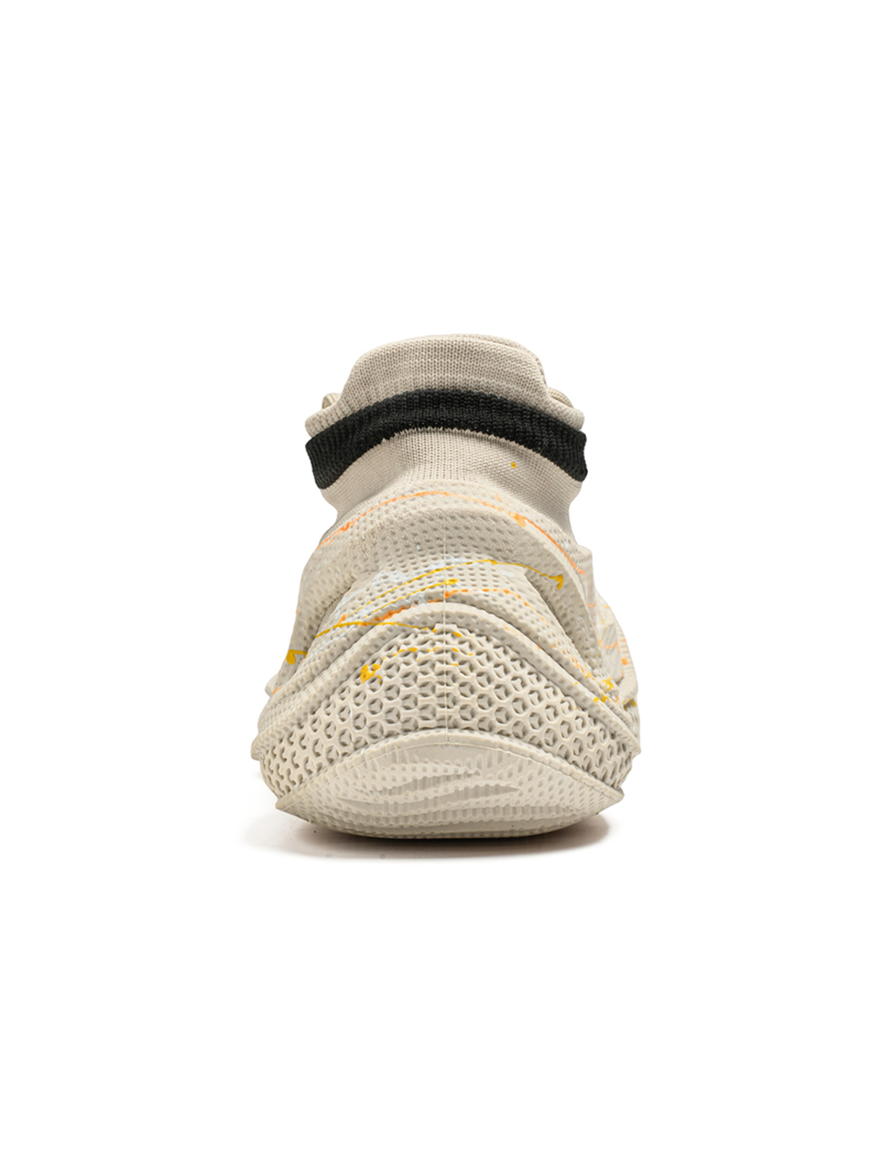 Beige Lightweight Knit Sports Sneakers