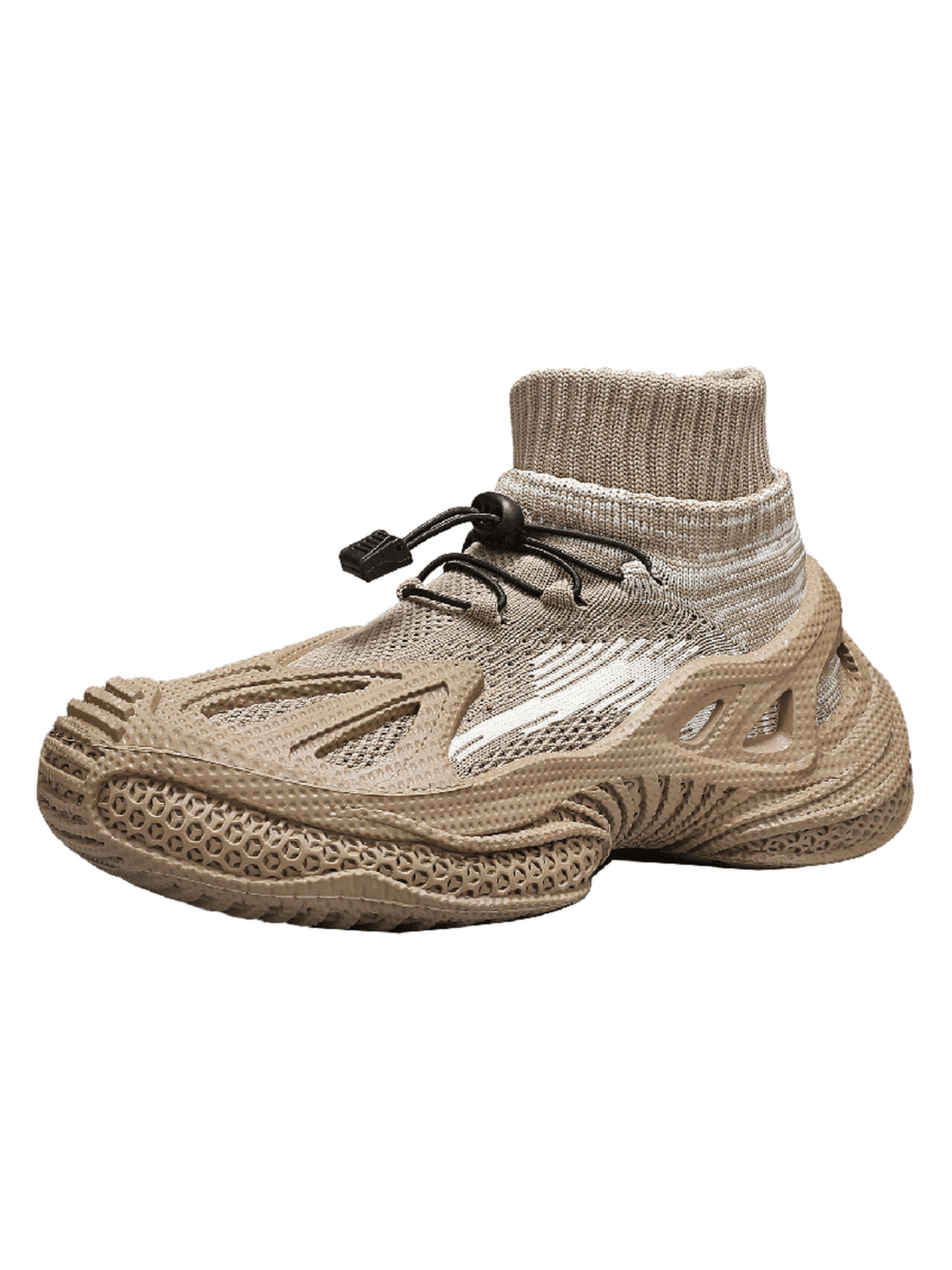 Khaki Men Plain Sports Sneakers
