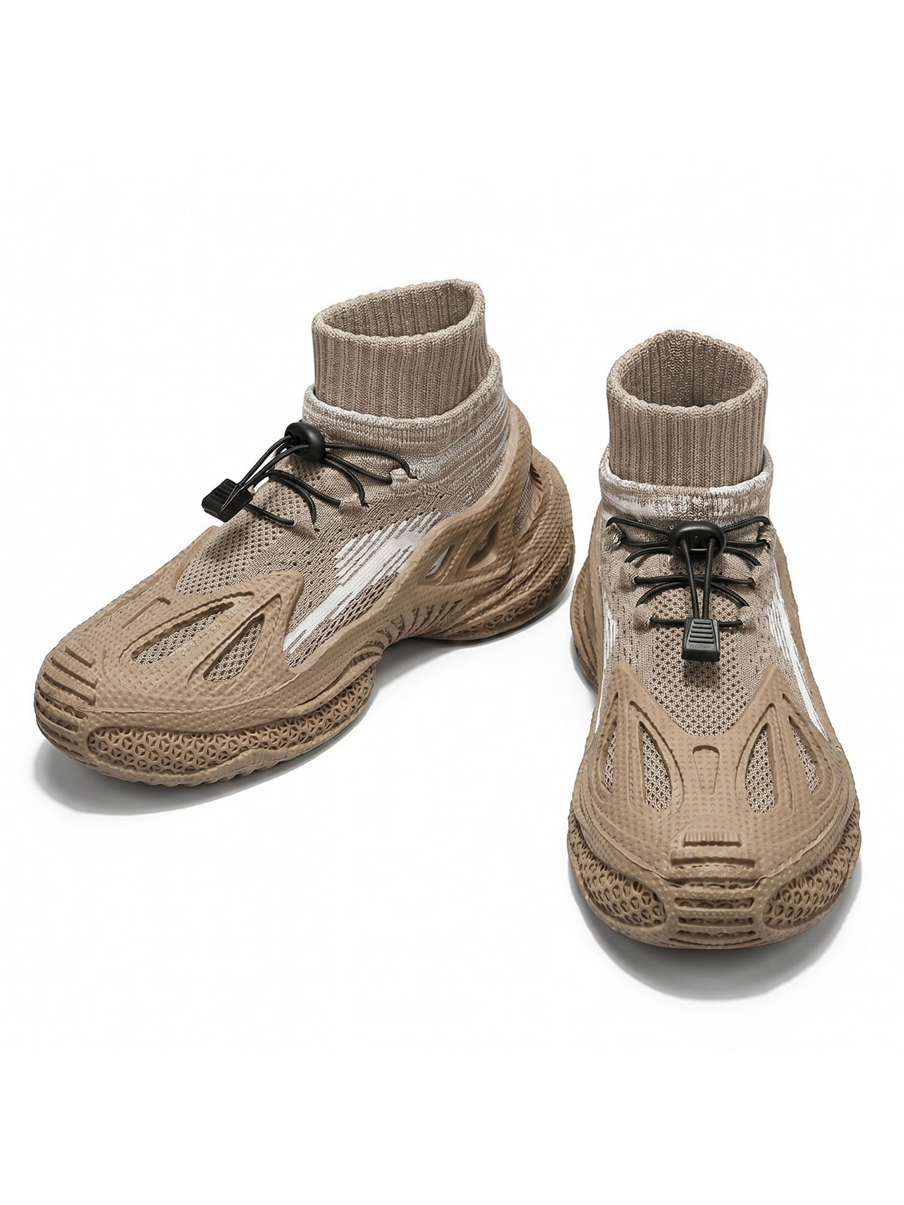 Khaki Men Plain Sports Sneakers