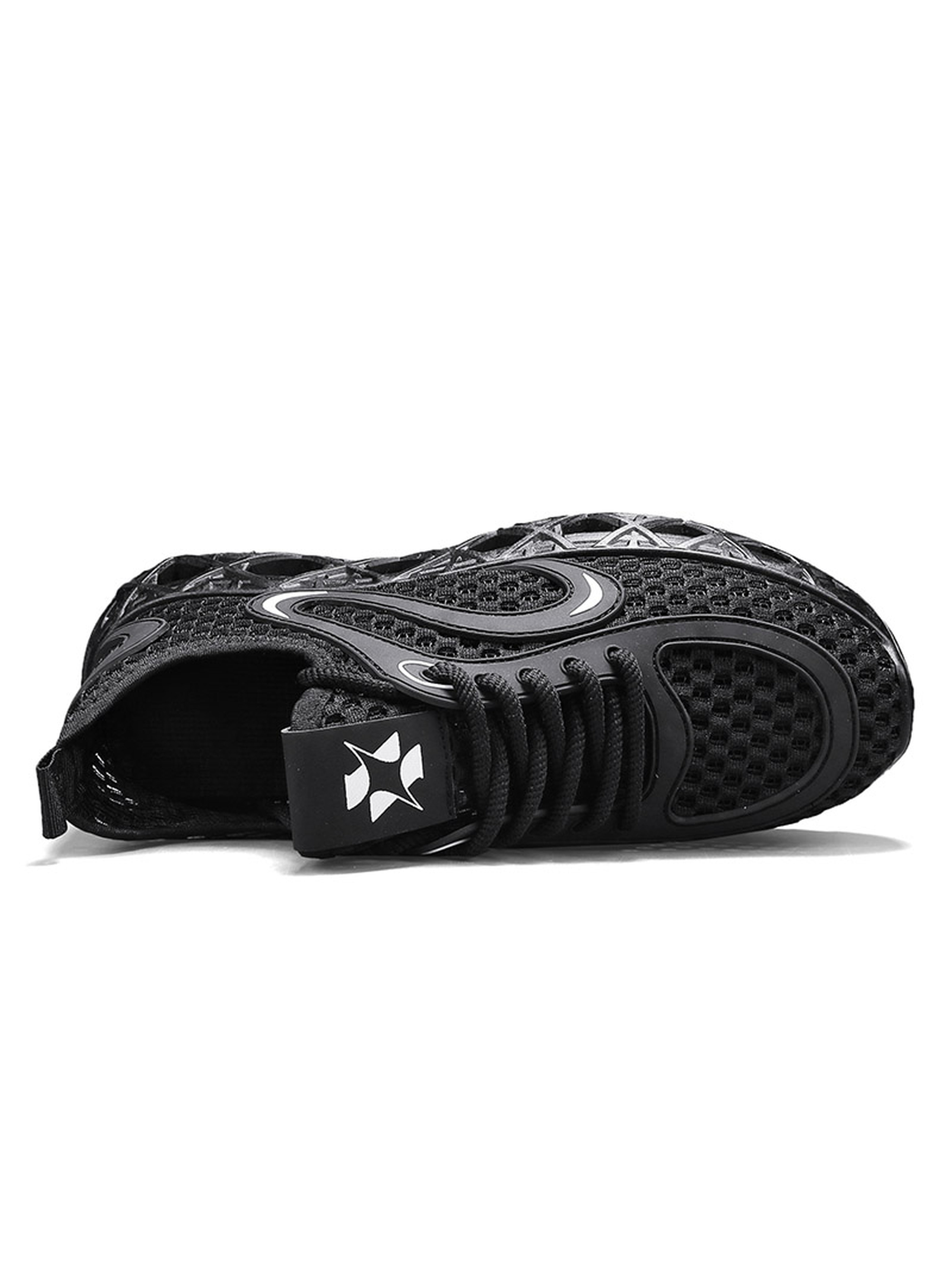 Black Lightweight Breathable Sneakers