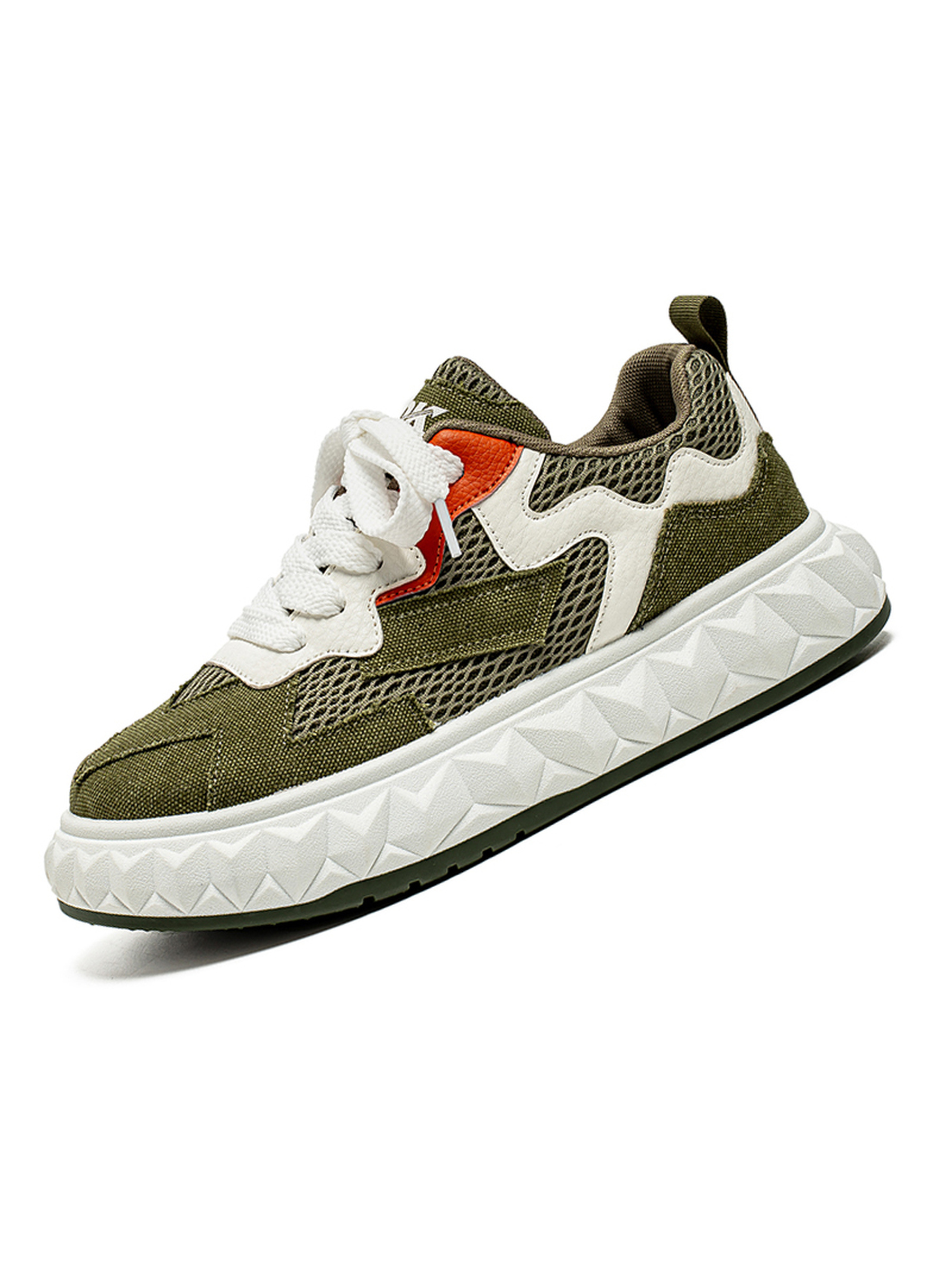 Mens Lace Up Platform Sneakers