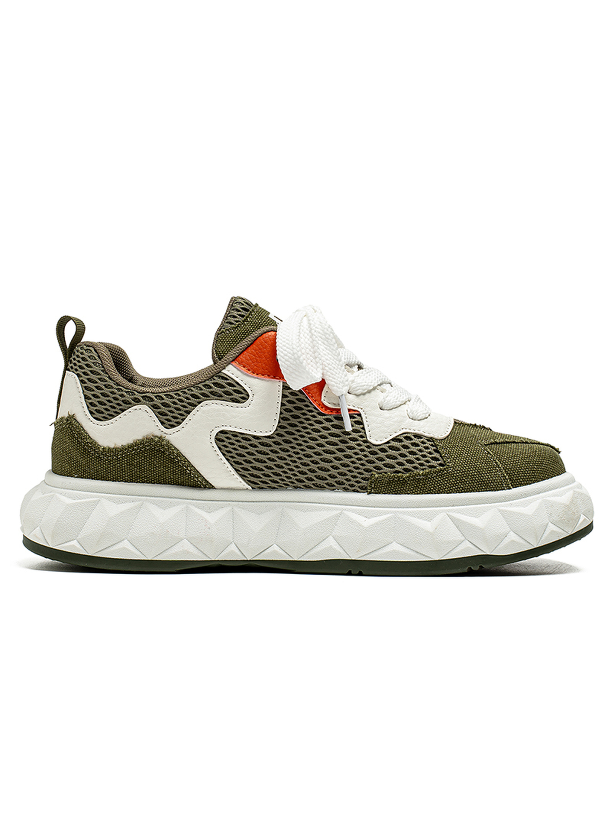 Mens Lace Up Platform Sneakers