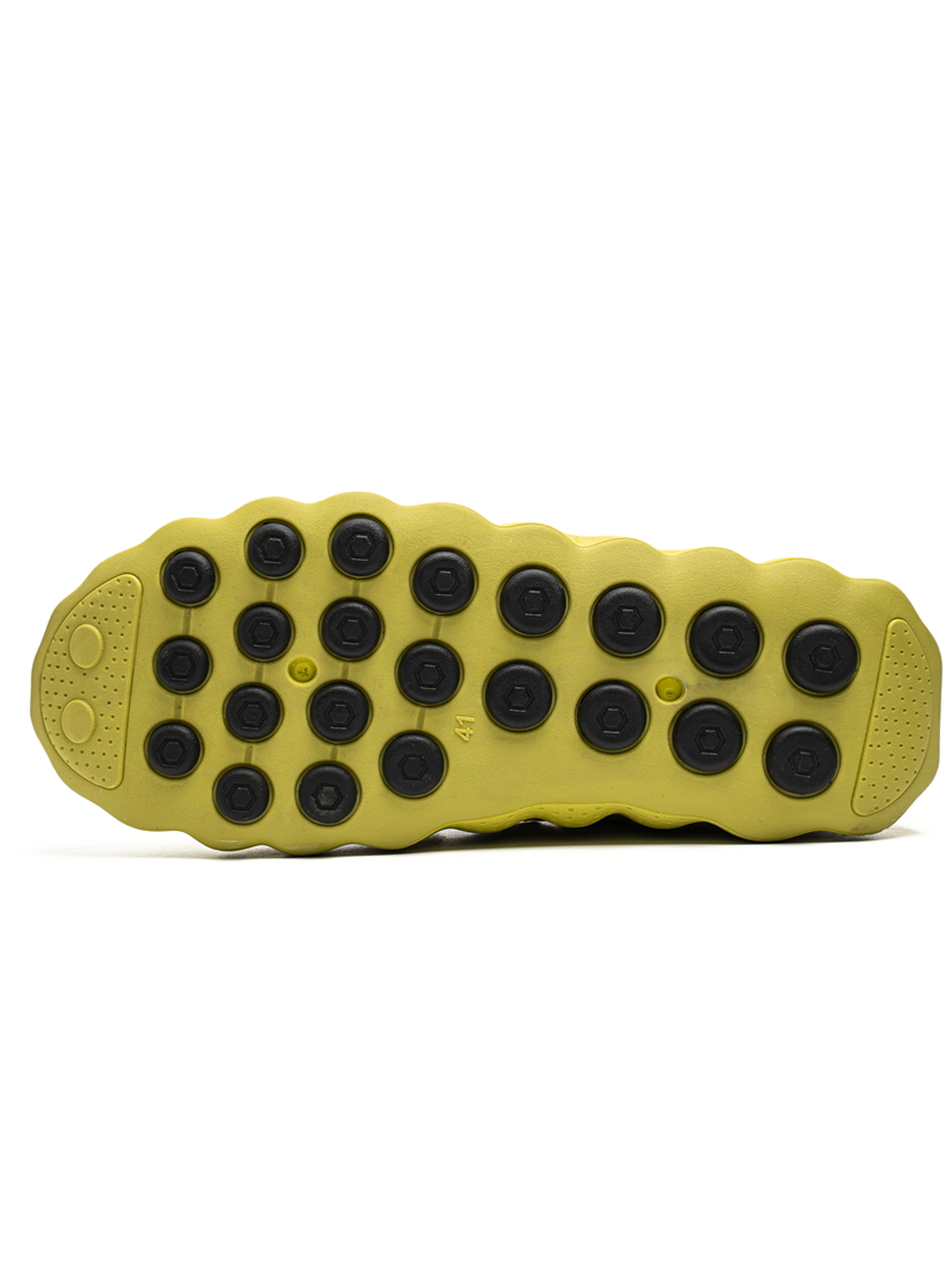 Mens Yellow Textured Sneakers