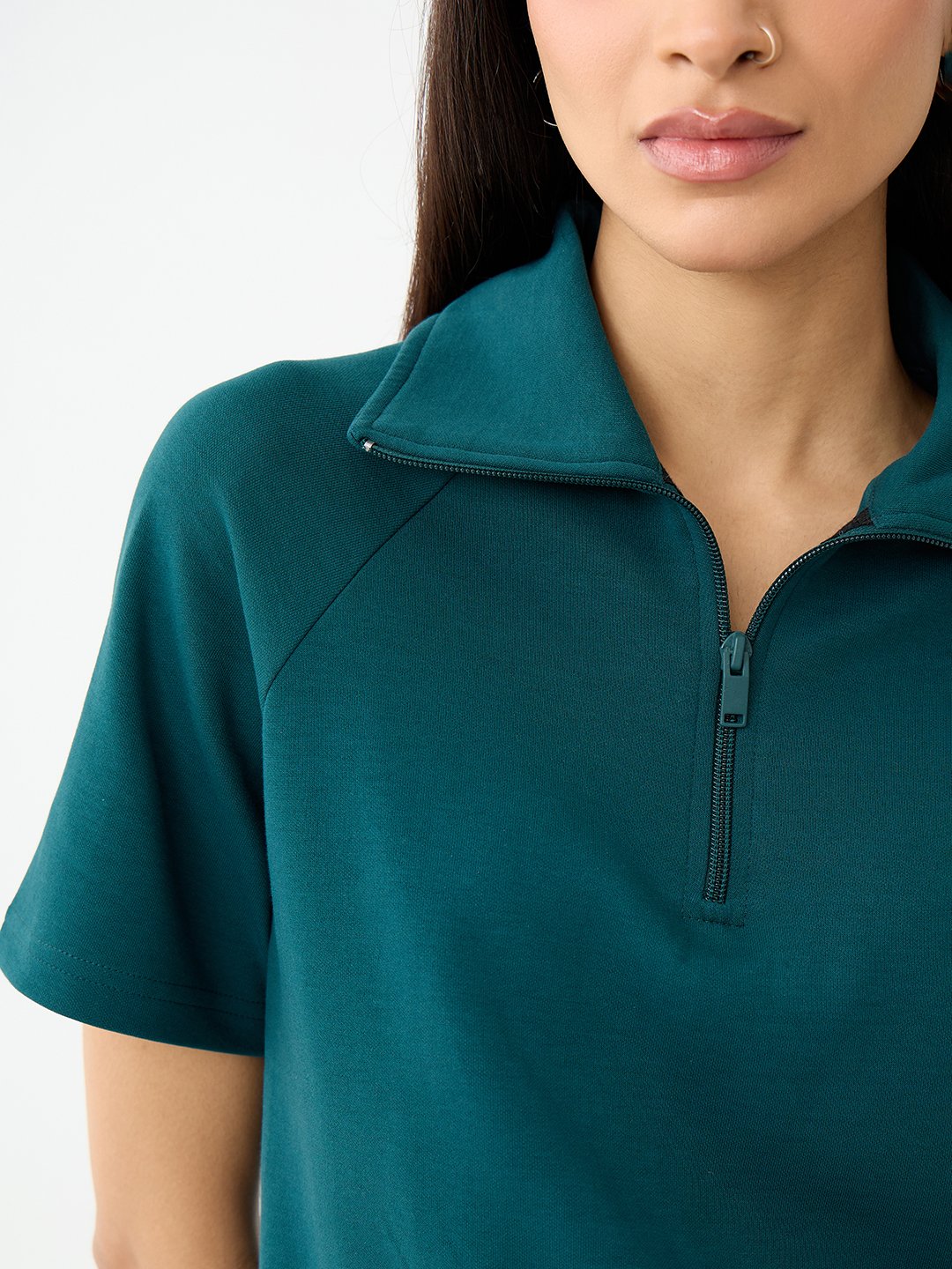 Teal Knit Trousers and Top Co-Ord Set