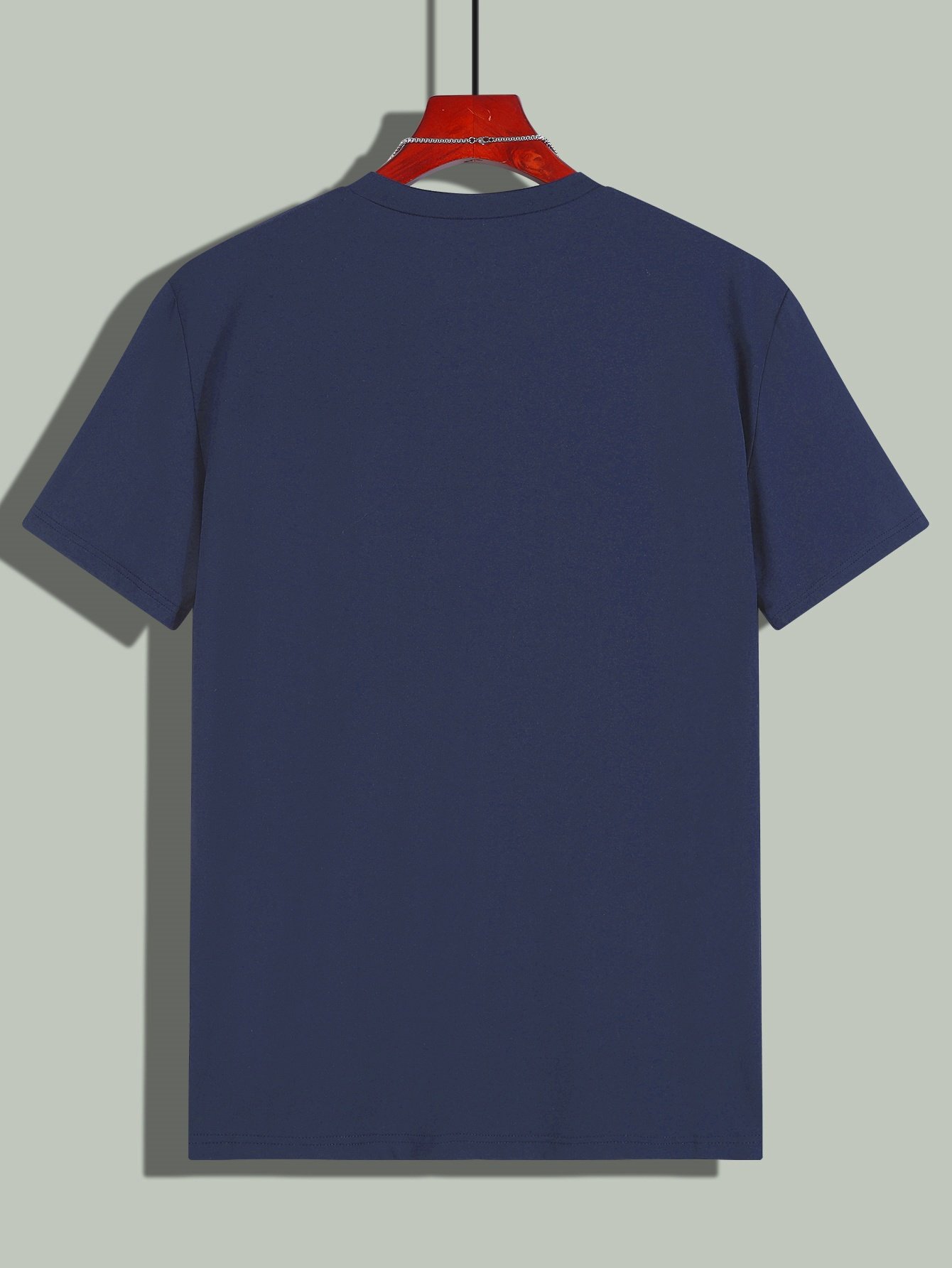 Navy Blue Round Neck Regular Fit T-Shirt