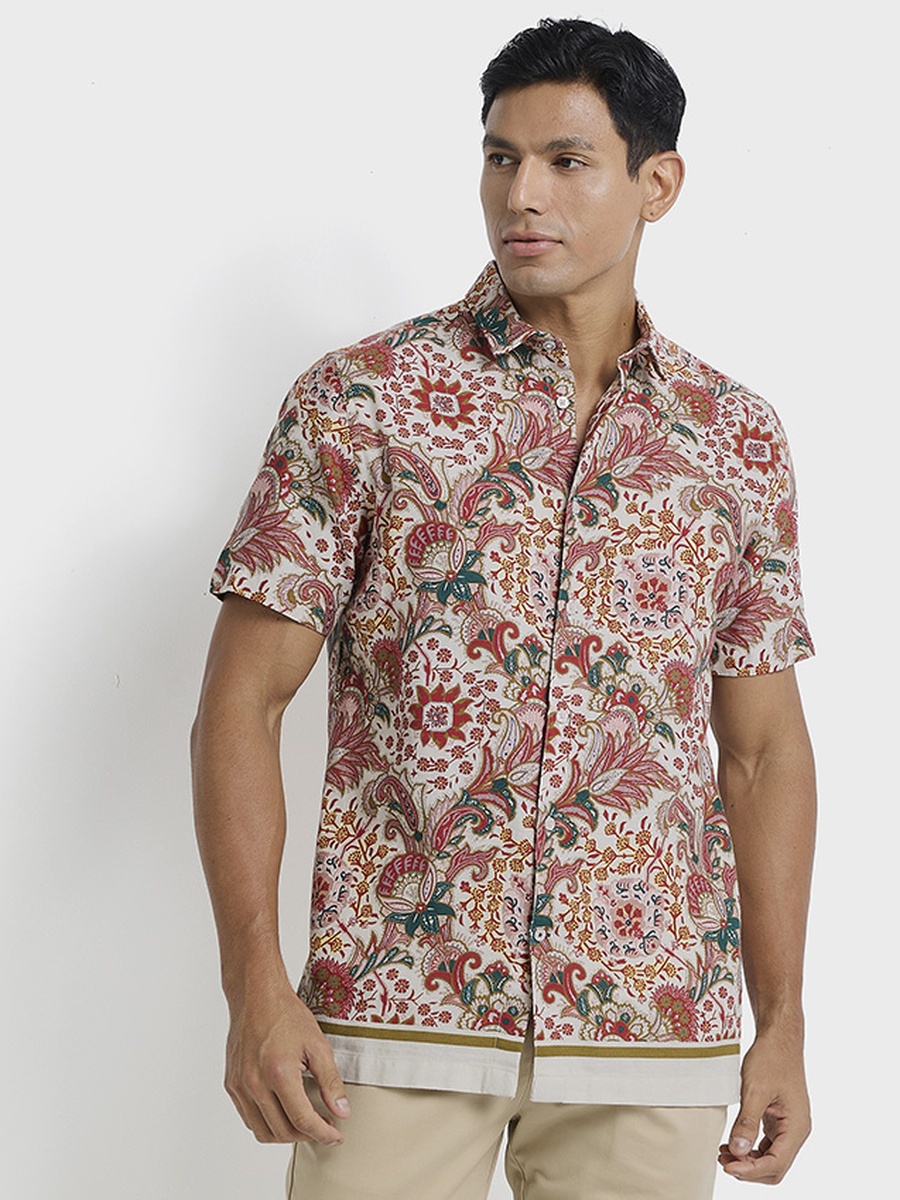 Paisley Print Short Sleeve Shirt