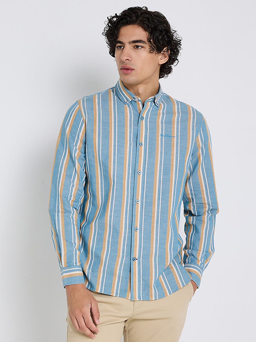 Bold Striped Long Sleeves Shirt