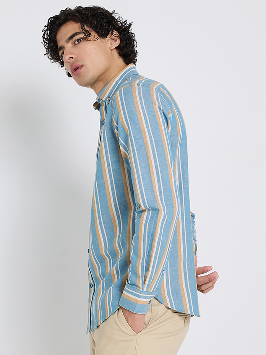 Bold Striped Long Sleeves Shirt