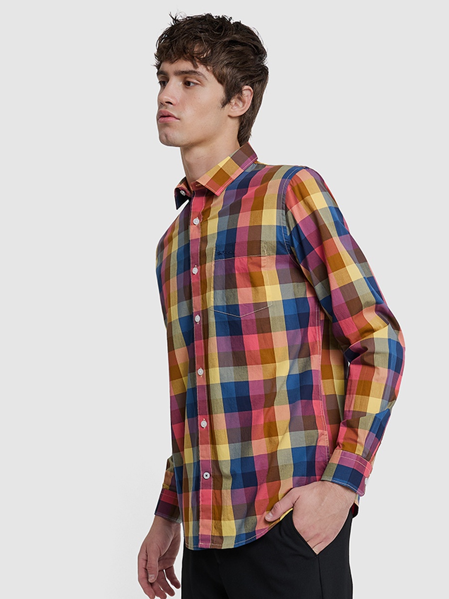 Checked Long Sleeves Shirt