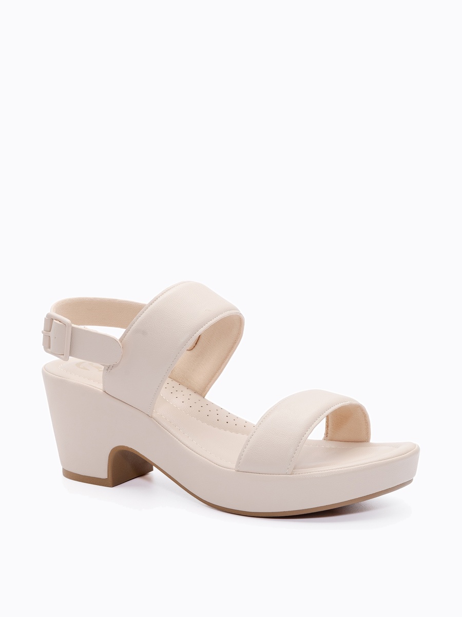 Platform Heel Strap Sandals