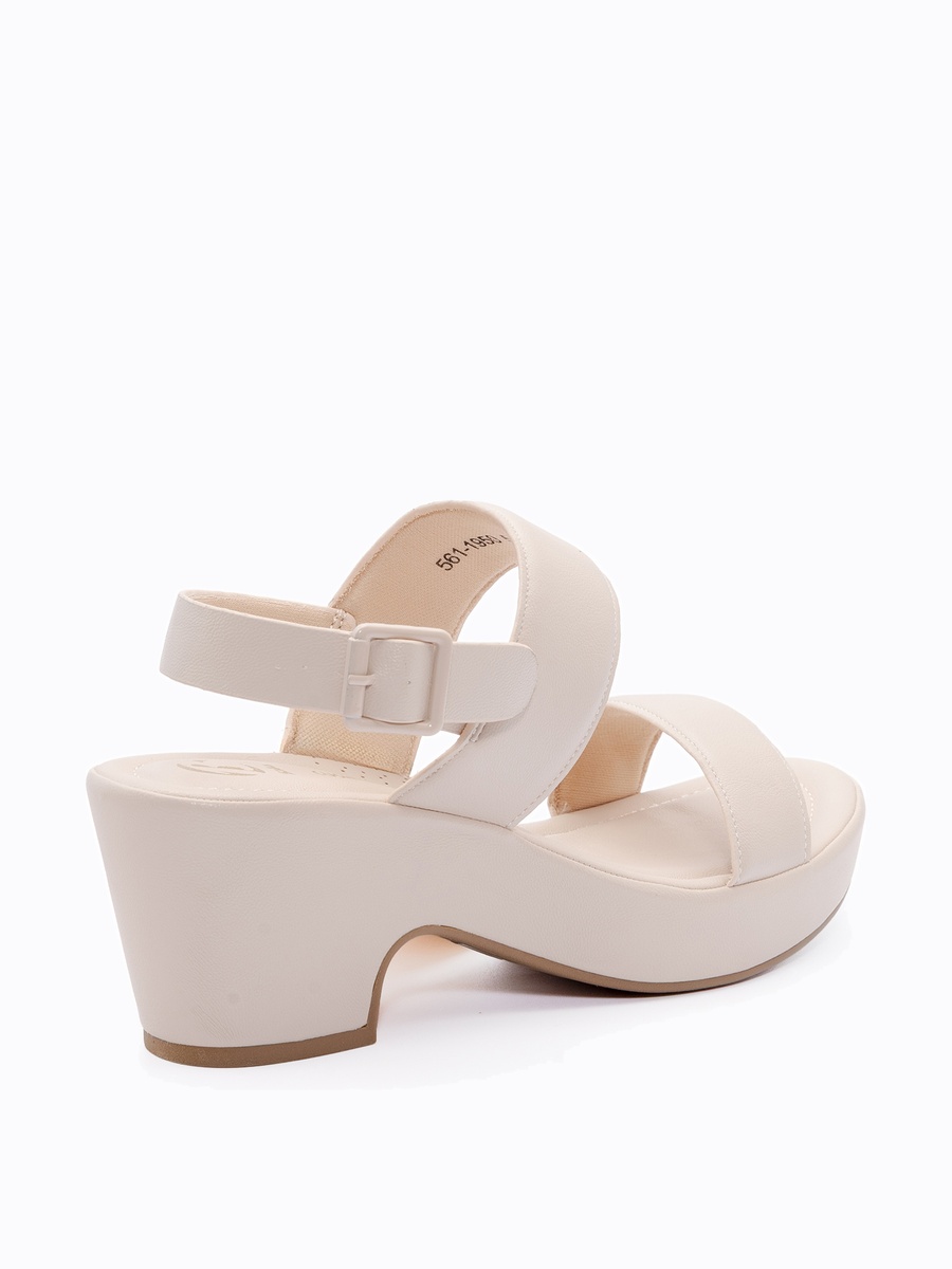 Platform Heel Strap Sandals