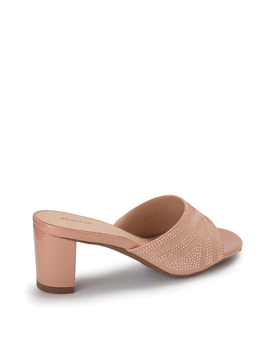 Embellished Block Heel Sandals