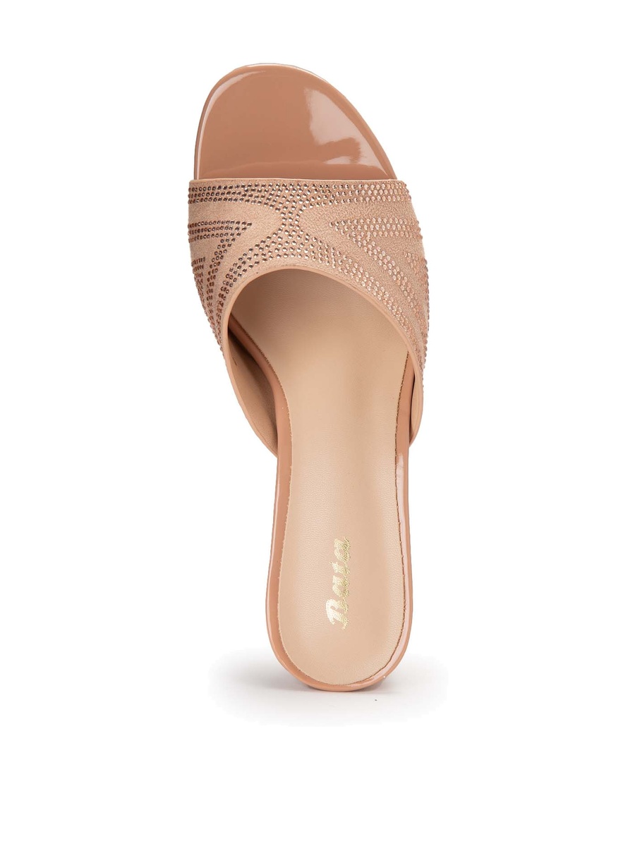 Embellished Block Heel Sandals