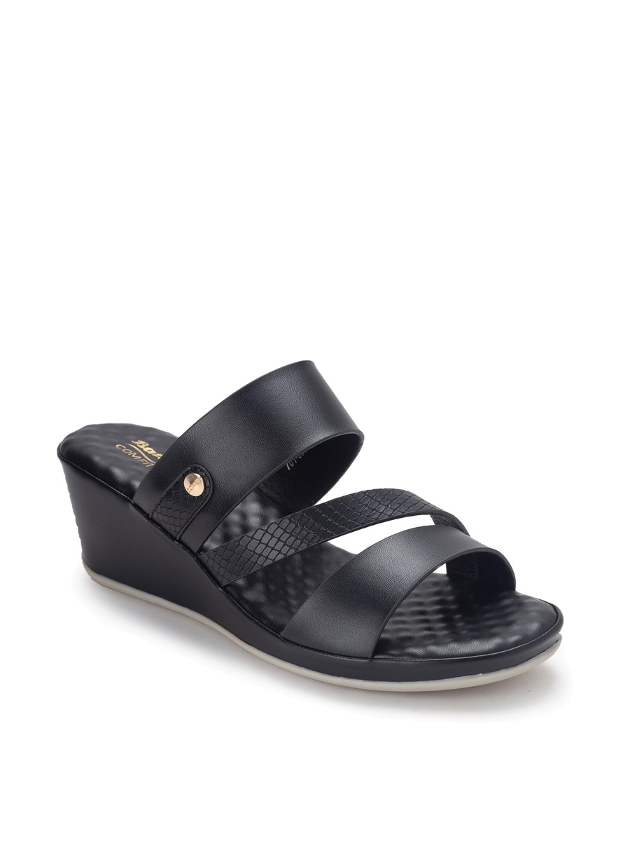 Comfit Casual Wedge Slip On Sandals