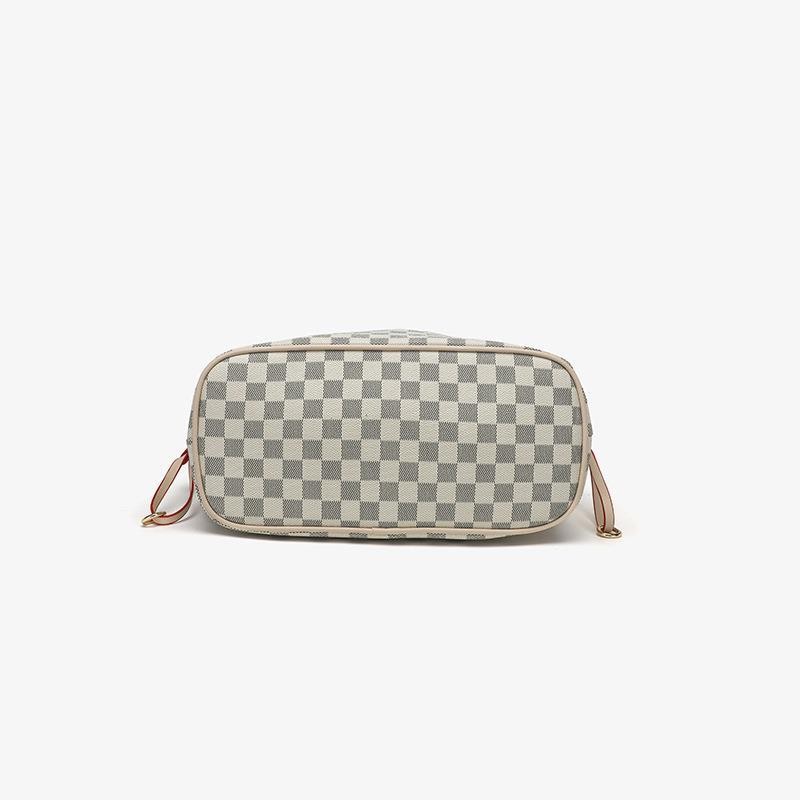 Multi-Color Checkered Tote Bag