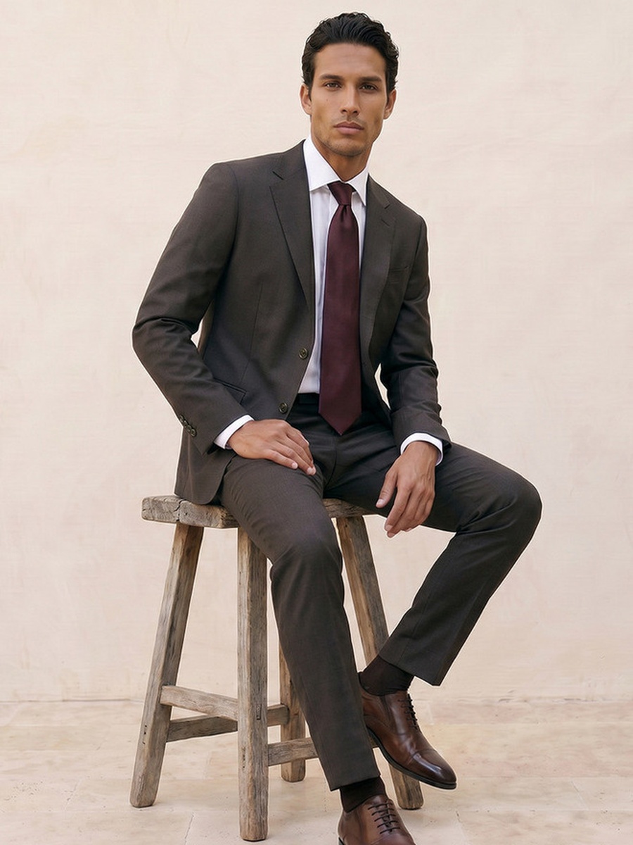 Regular Fit Dobby Blazer