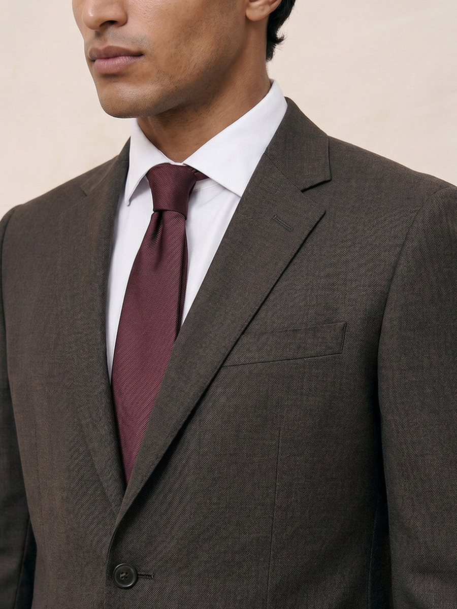 Regular Fit Dobby Blazer