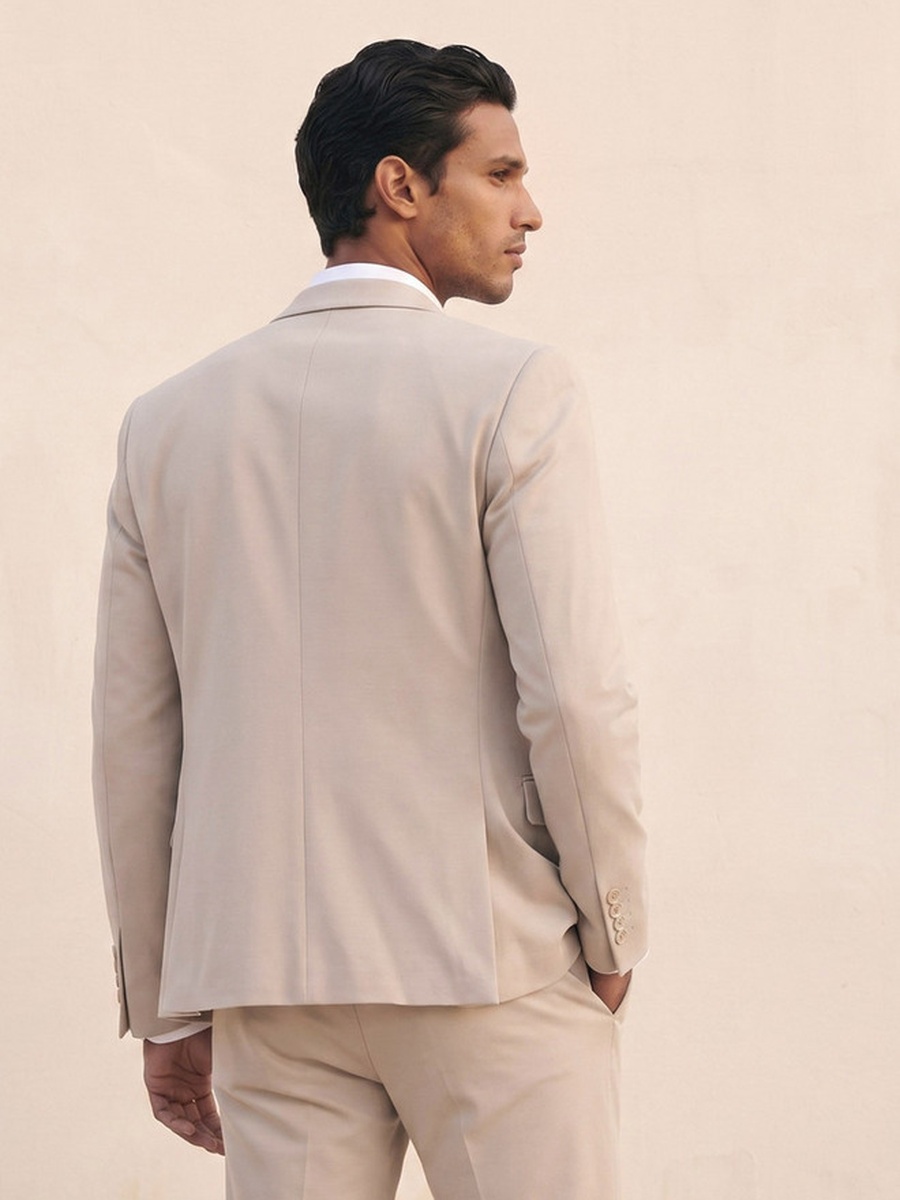 Textured Regular Fit Blazer