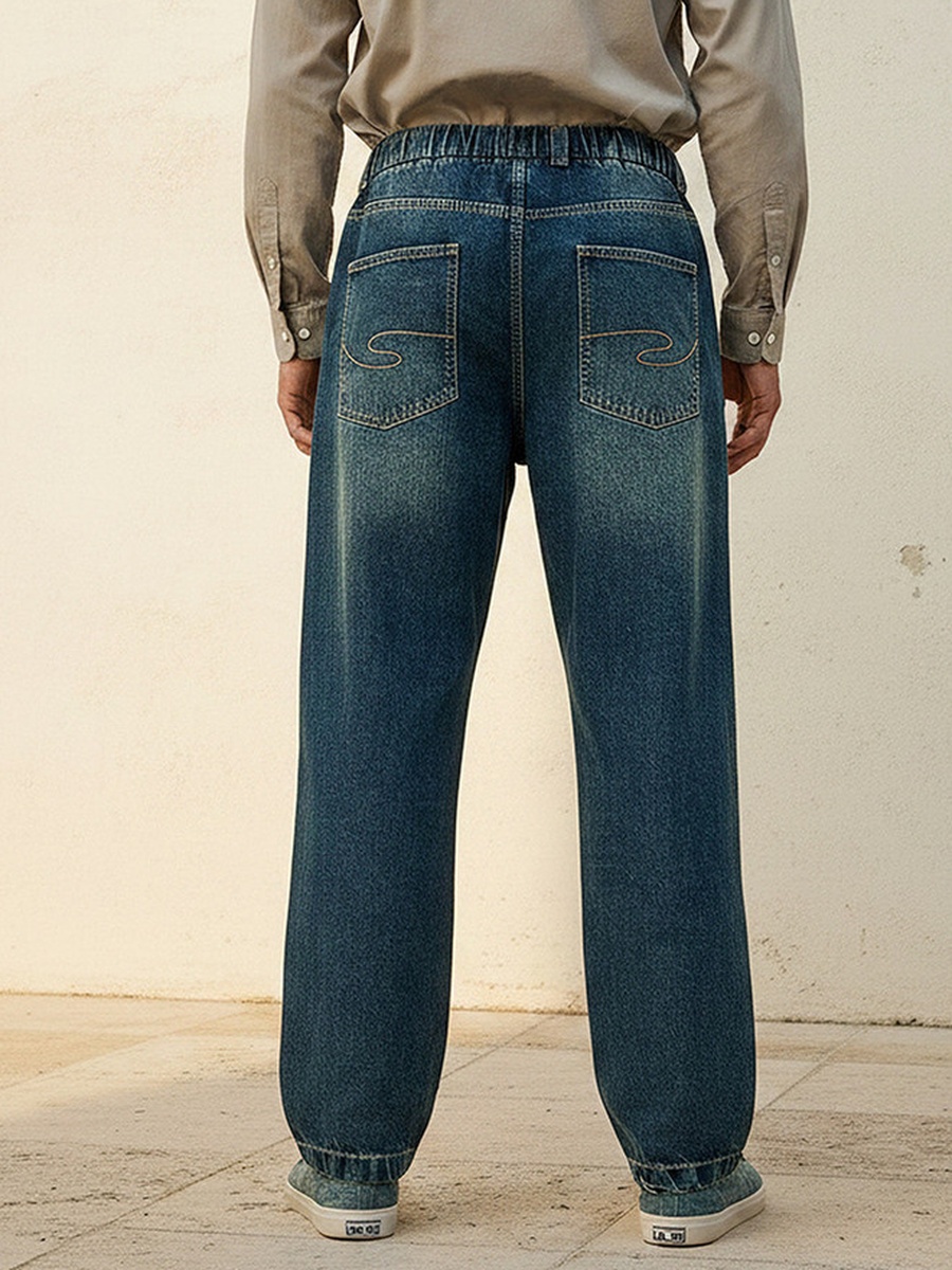 Baggy Fit Mid-Rise Jeans