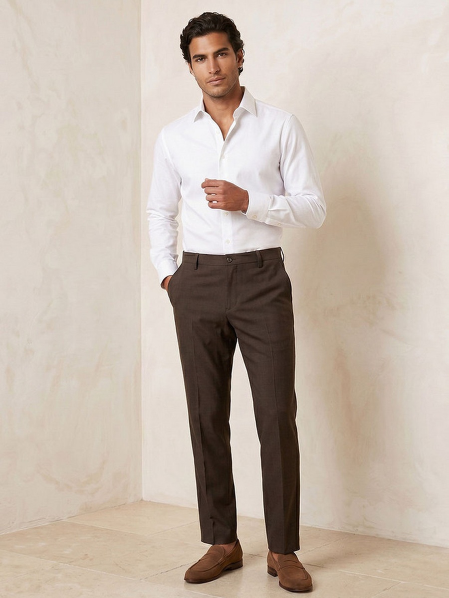 Regular Fit Formal Trousers