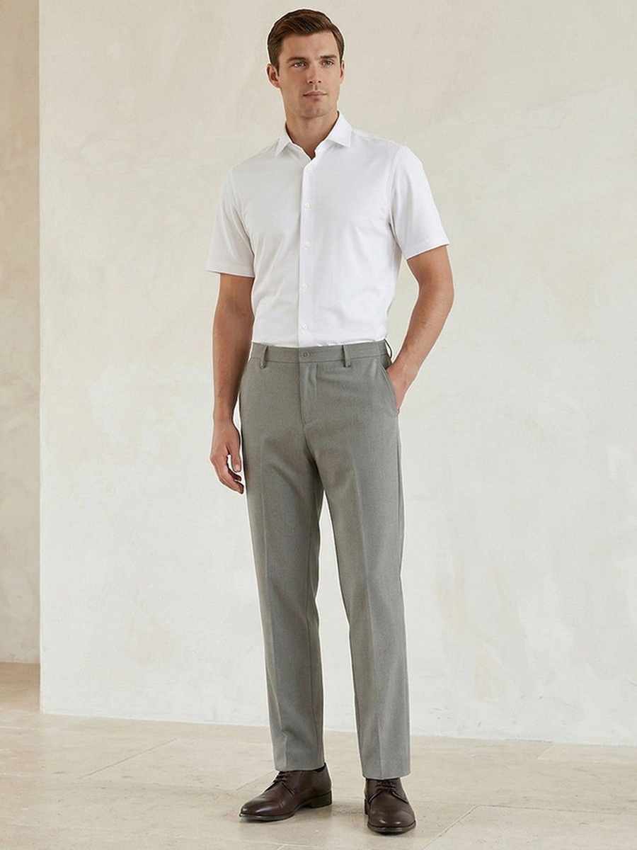 Regular Fit Formal Trousers