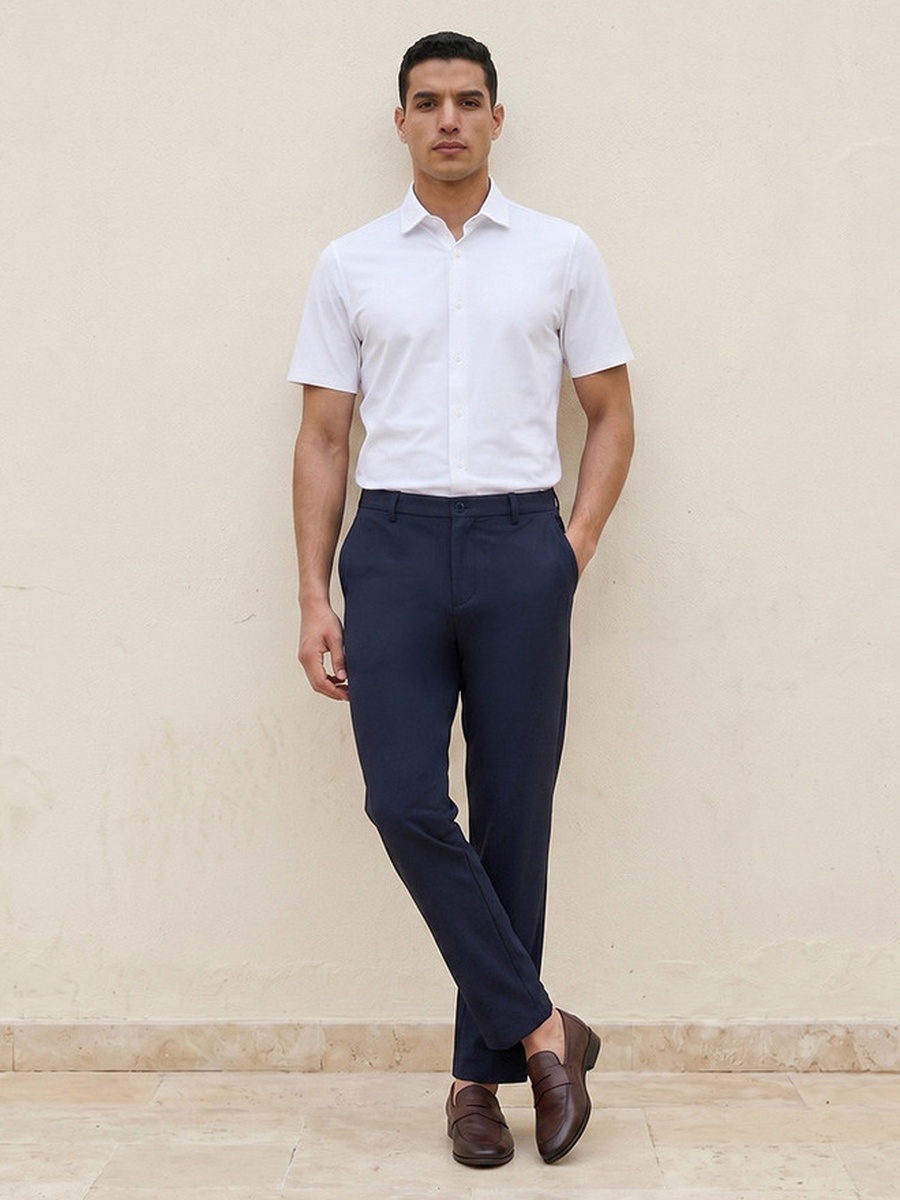 Regular Fit Formal Trousers