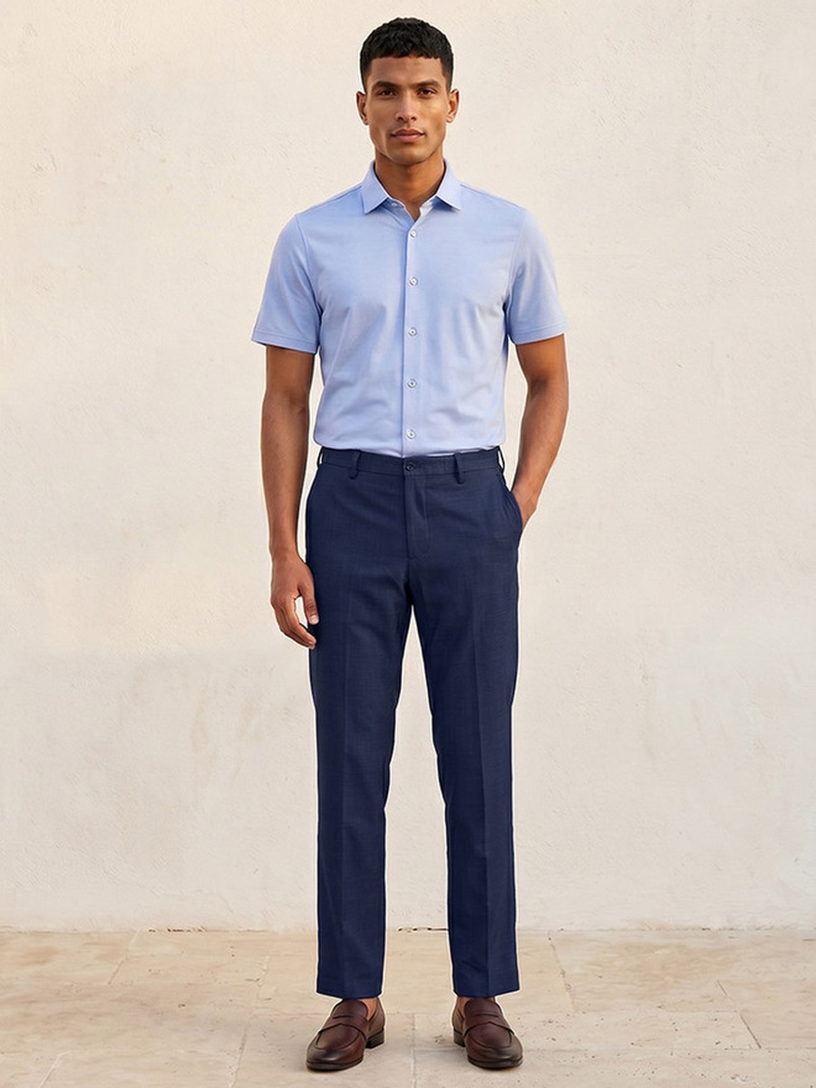 Regular Fit Formal Trousers