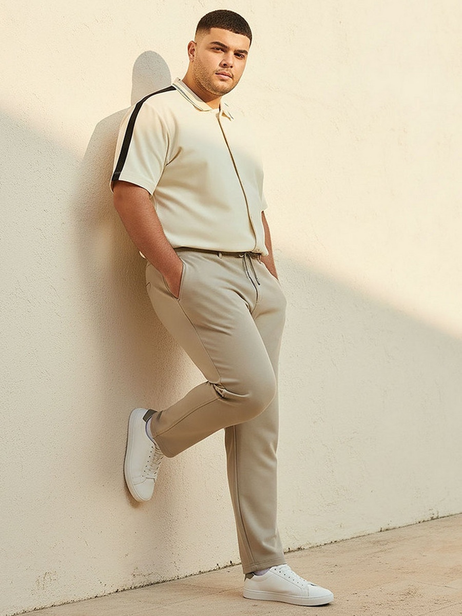 Plus Regular Fit Trousers with Pockets