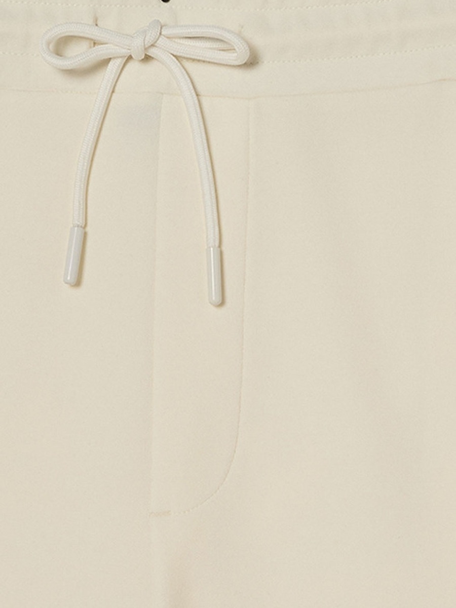 Men Regular Fit Pants with Drawstring Closure