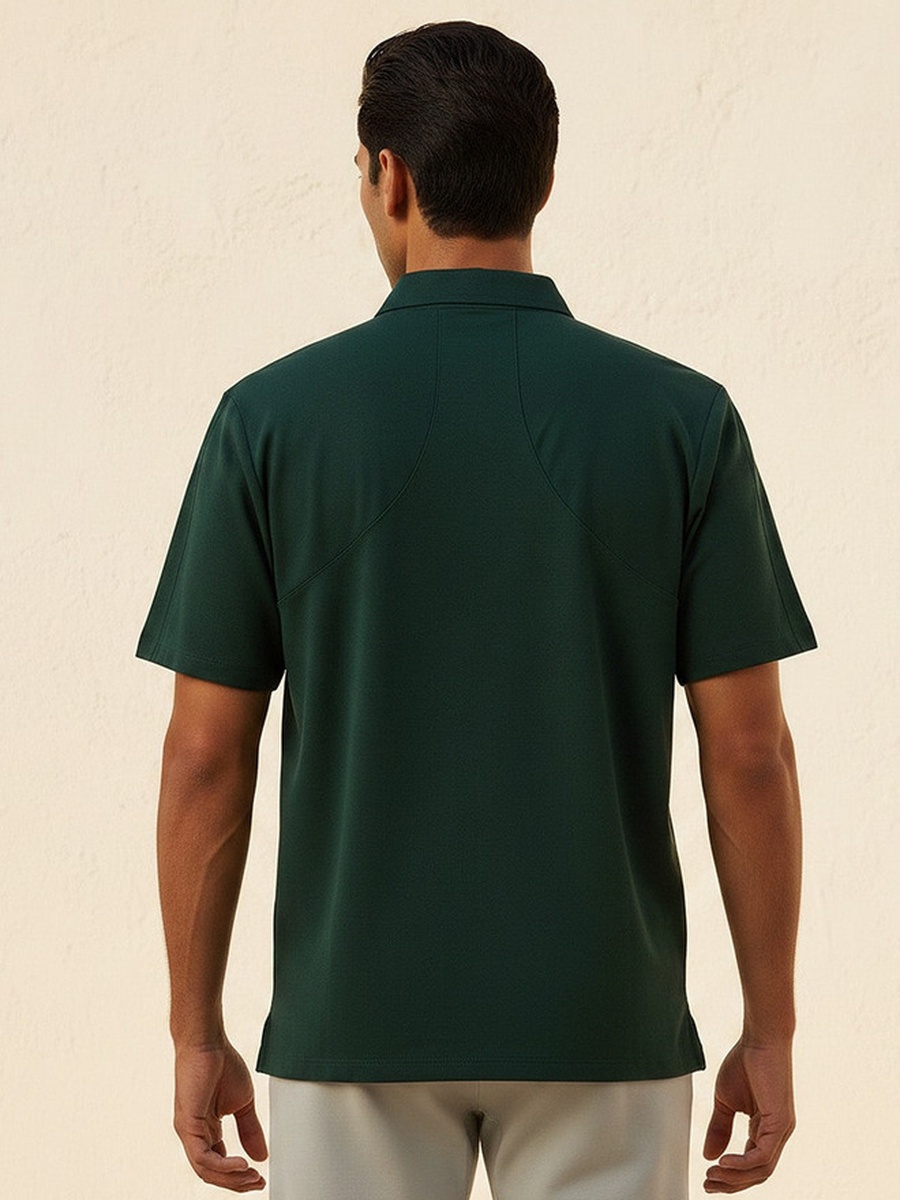 Collared 2 Way Stretch Polo T-Shirt