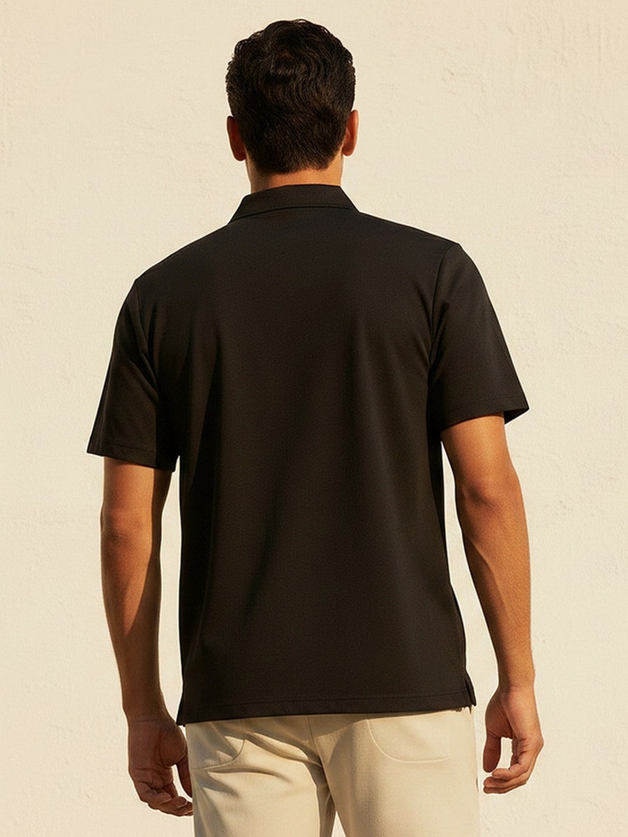 Collared 2 Way Stretch Polo T-Shirt