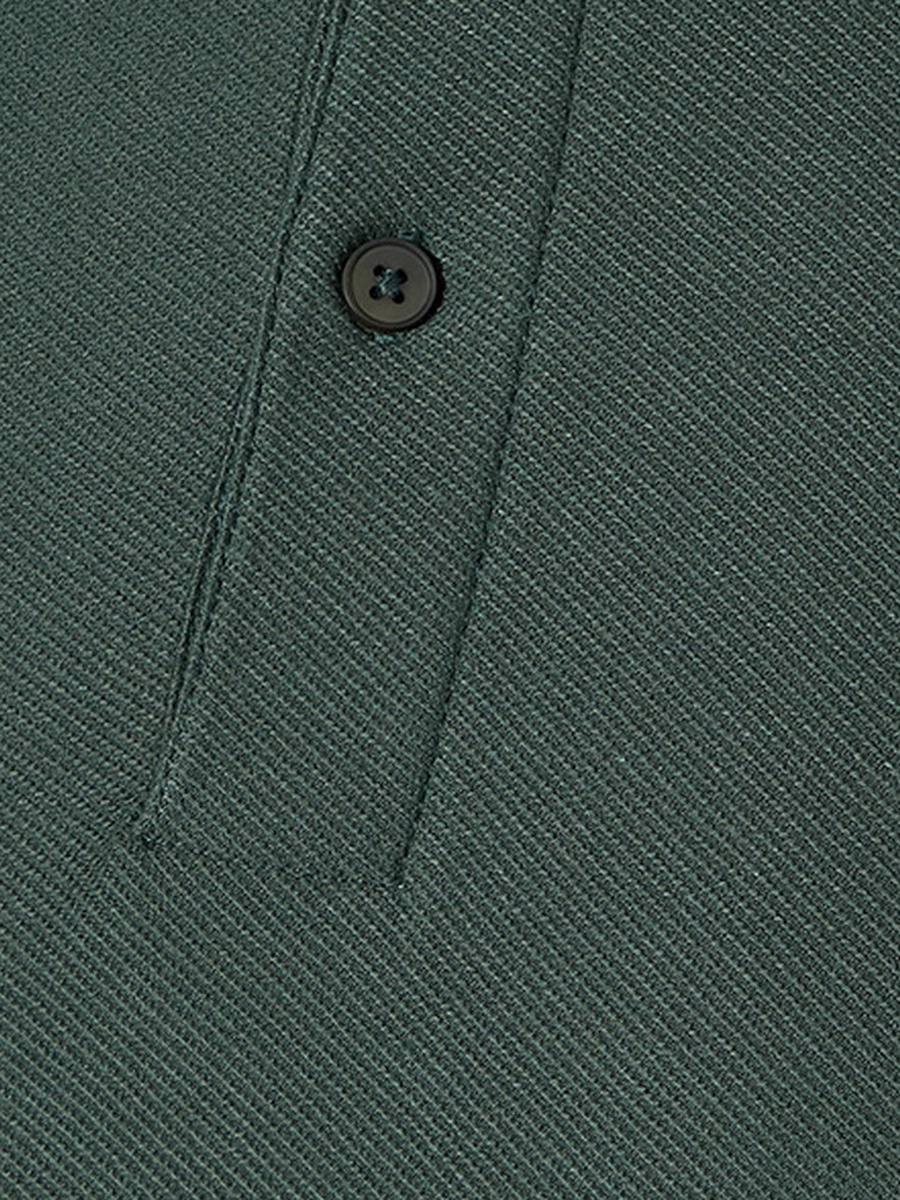 Short Sleeves Textured Polo T-Shirt