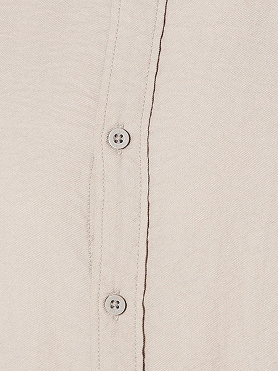 Regular Fit Collared Textured Short Sleeves Shirt
