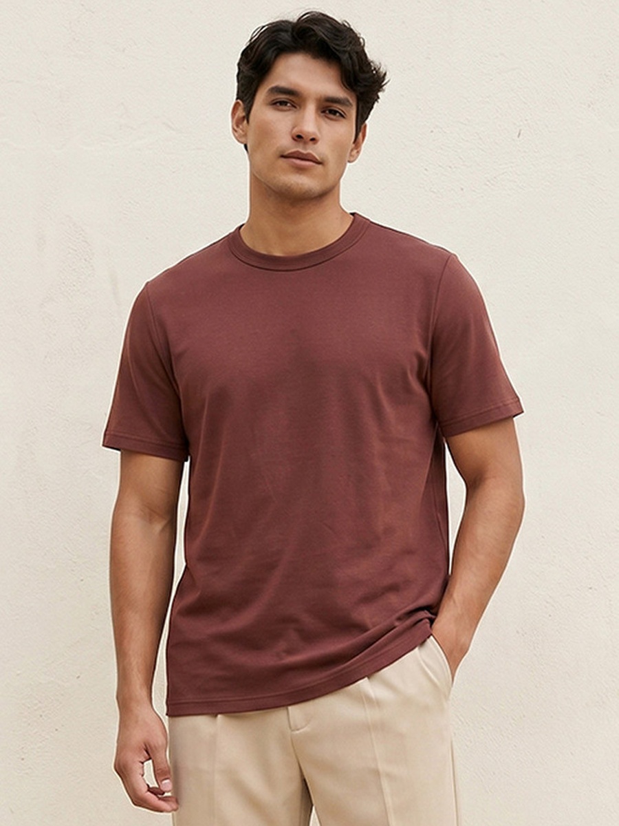 Relaxed Fit Crew Neck Short Sleeves T-Shirt