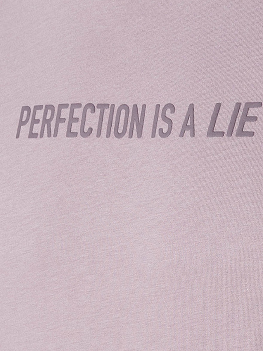 Slim Fit Crew Neck Slogan Print T-Shirt