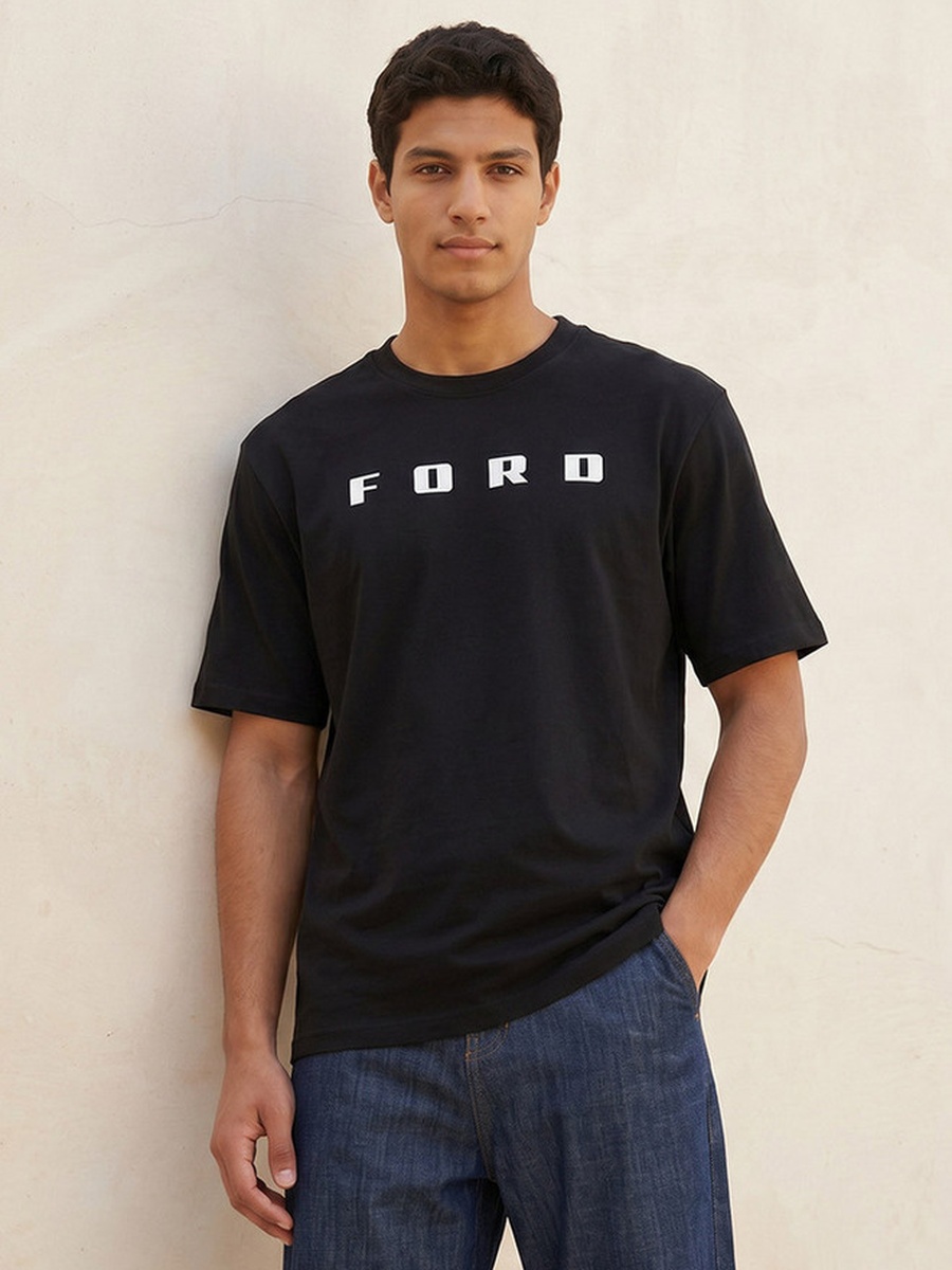 Ford Regular Fit Crew Neck Short Sleeves T-Shirt