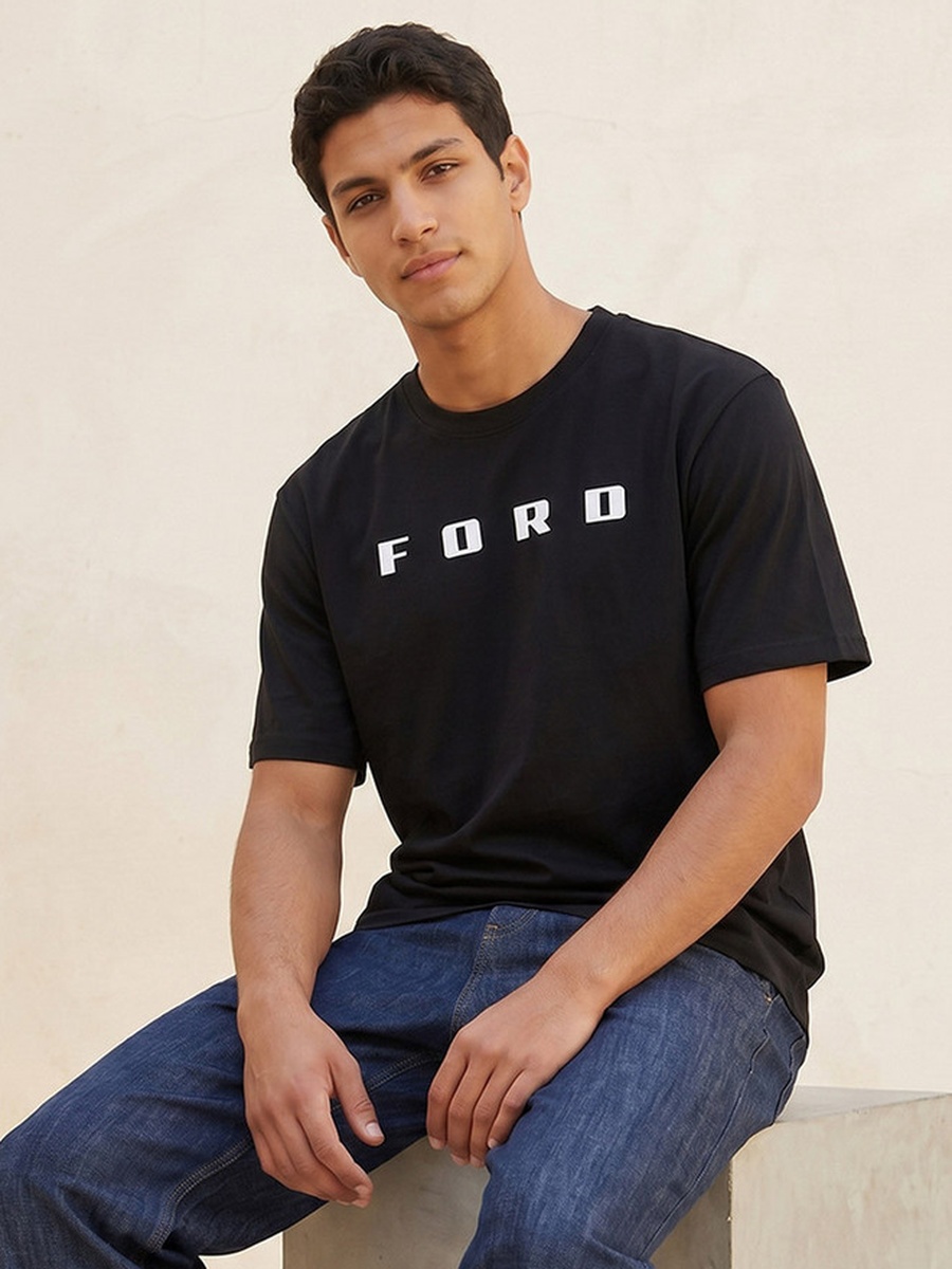 Ford Regular Fit Crew Neck Short Sleeves T-Shirt