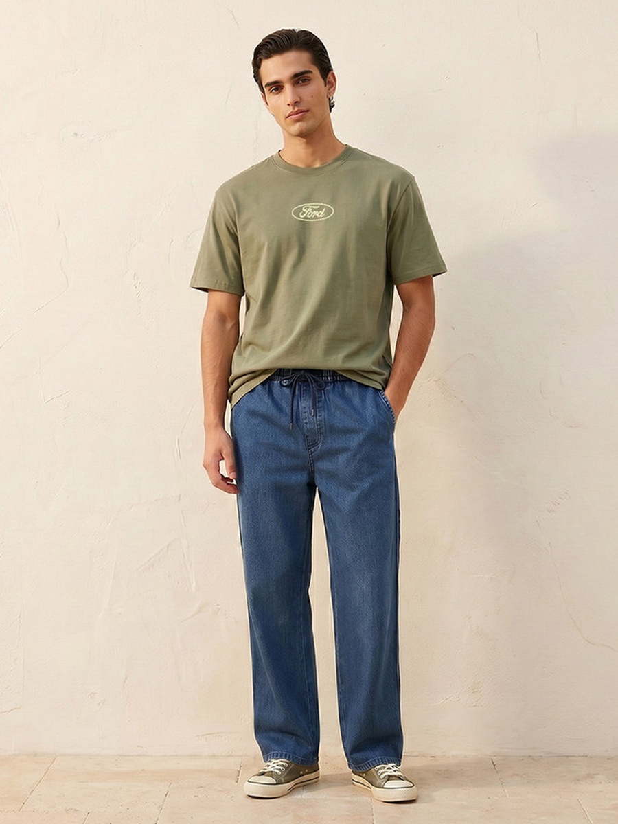 Bronco Regular Fit Crew Neck Short Sleeves T-Shirt