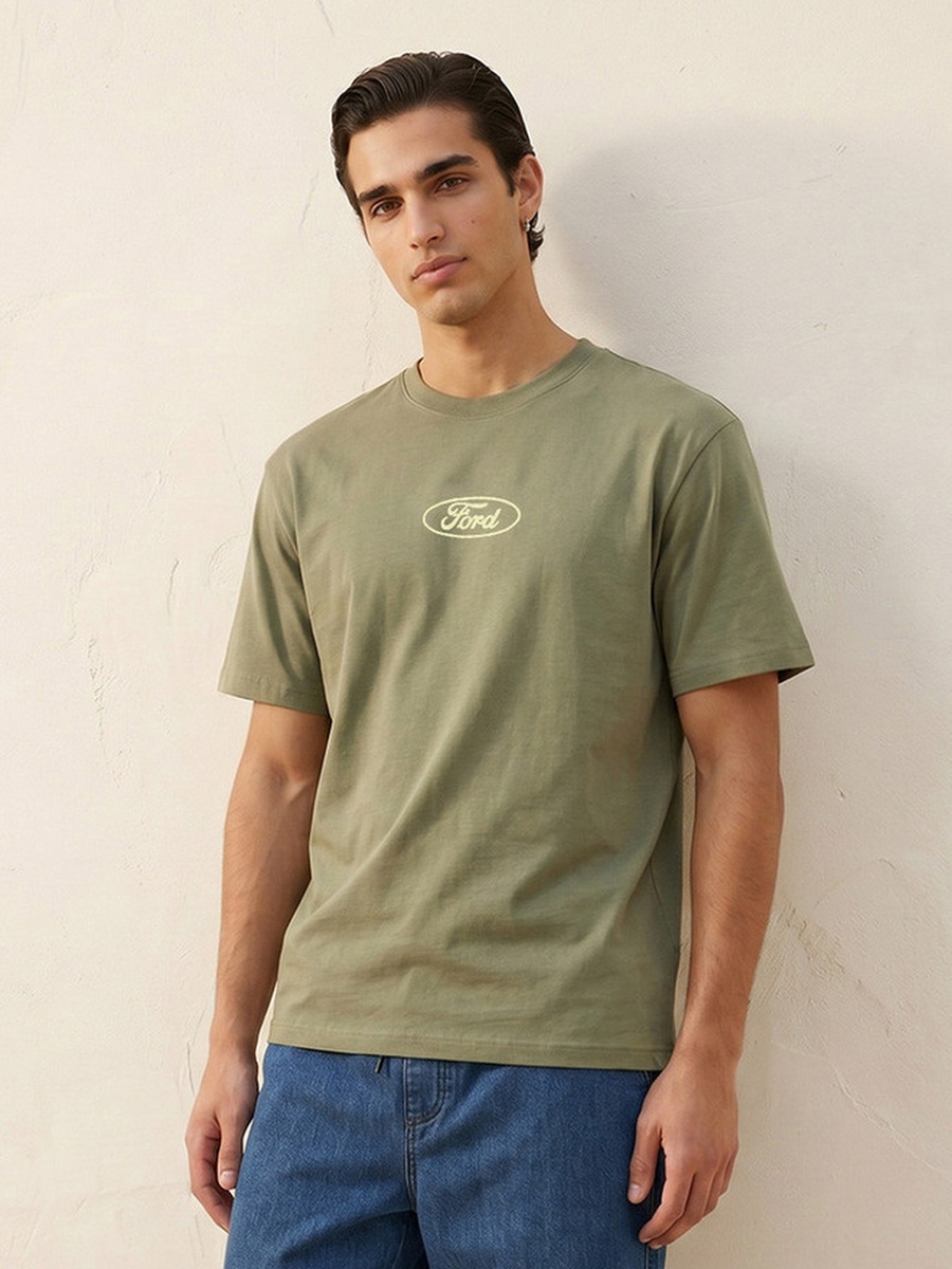Bronco Regular Fit Crew Neck Short Sleeves T-Shirt