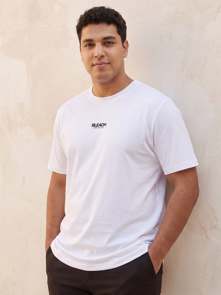 Plus Crew Neck Short Sleeves Graphic Print T-Shirt