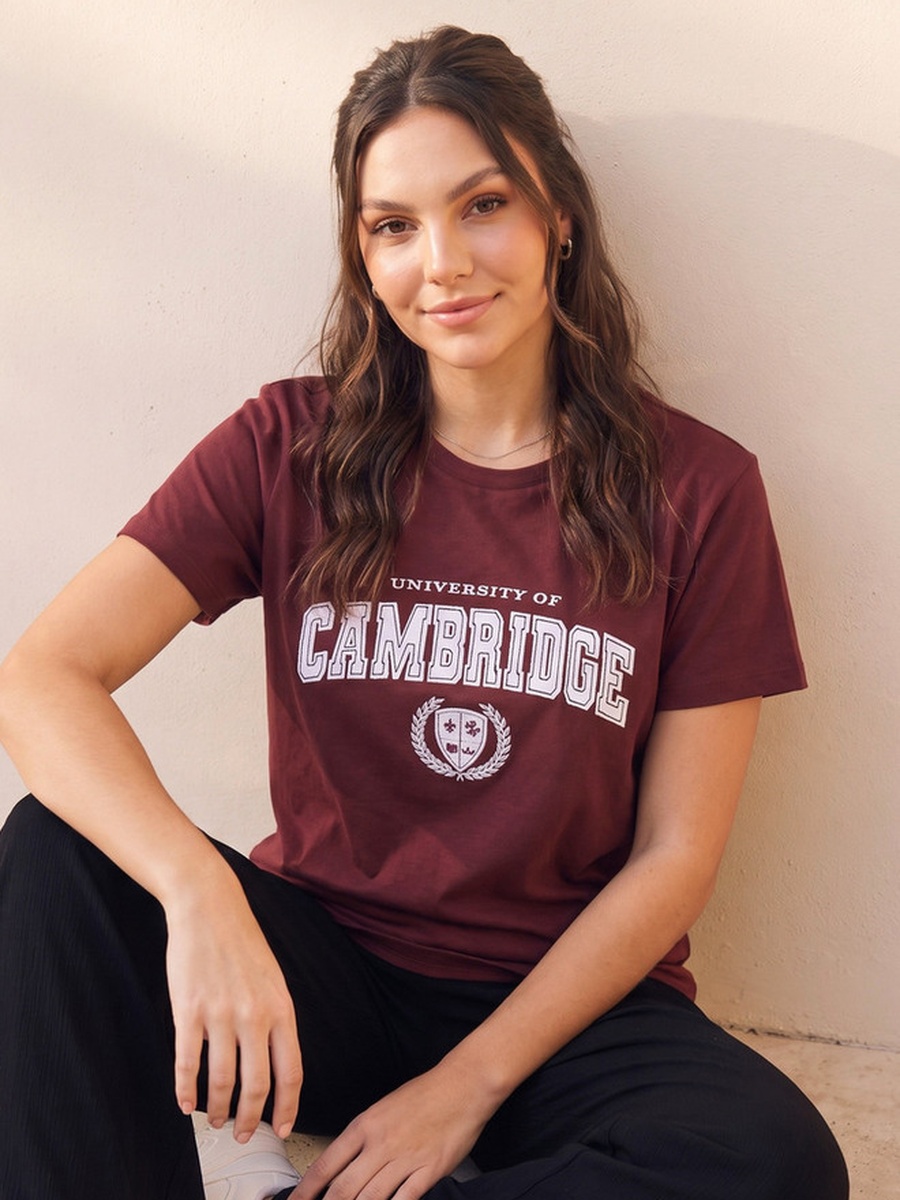 Cotton T-Shirt with Embroidery