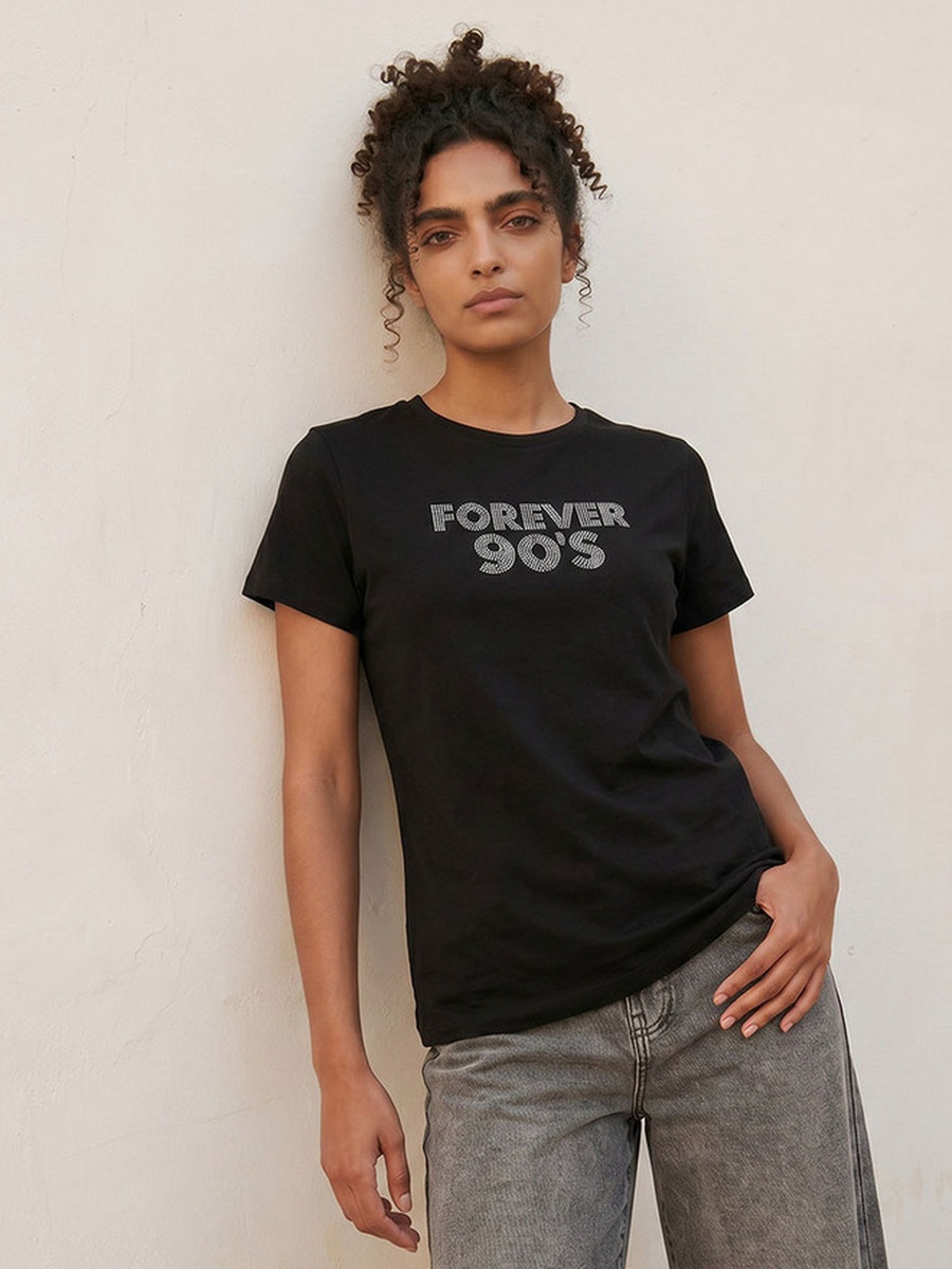 Cotton Embellished T-Shirt