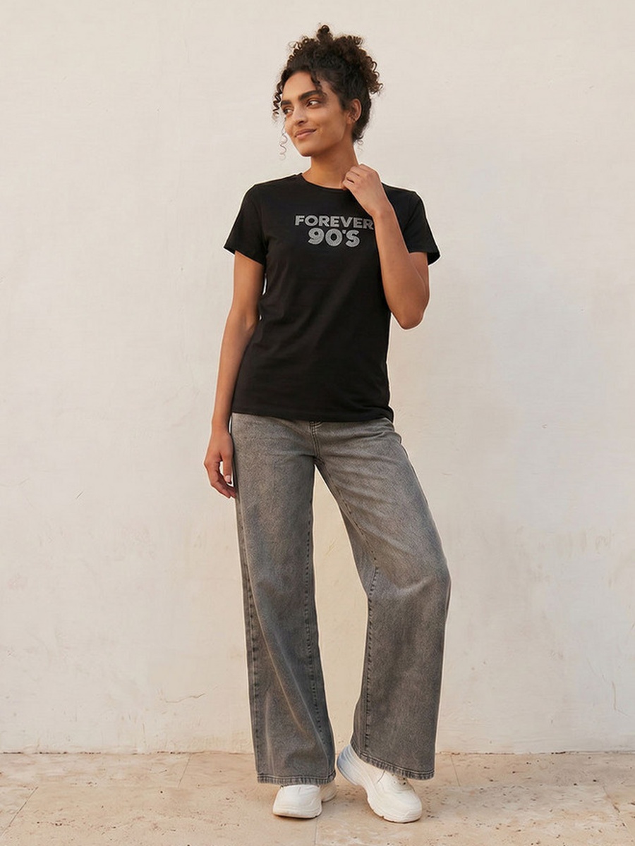 Cotton Embellished T-Shirt