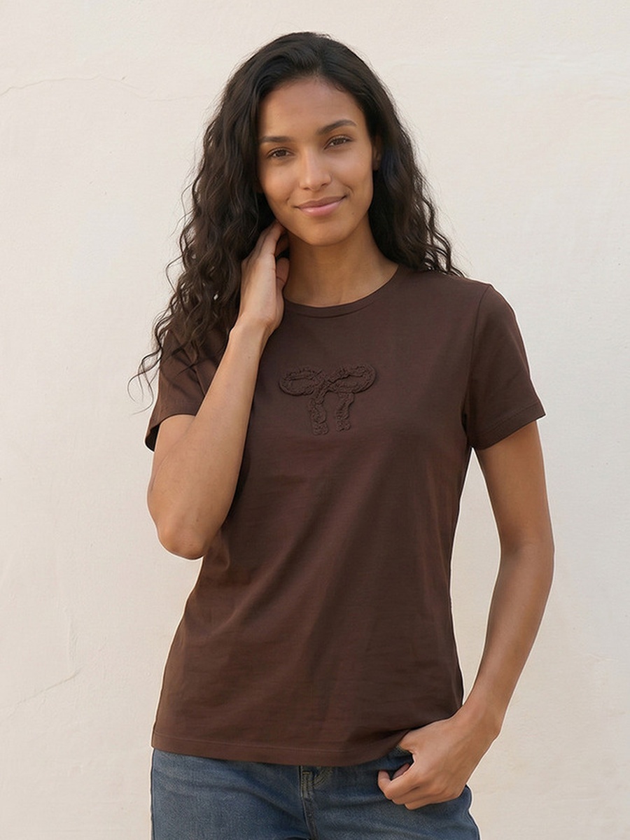 Cotton Applique T-Shirt