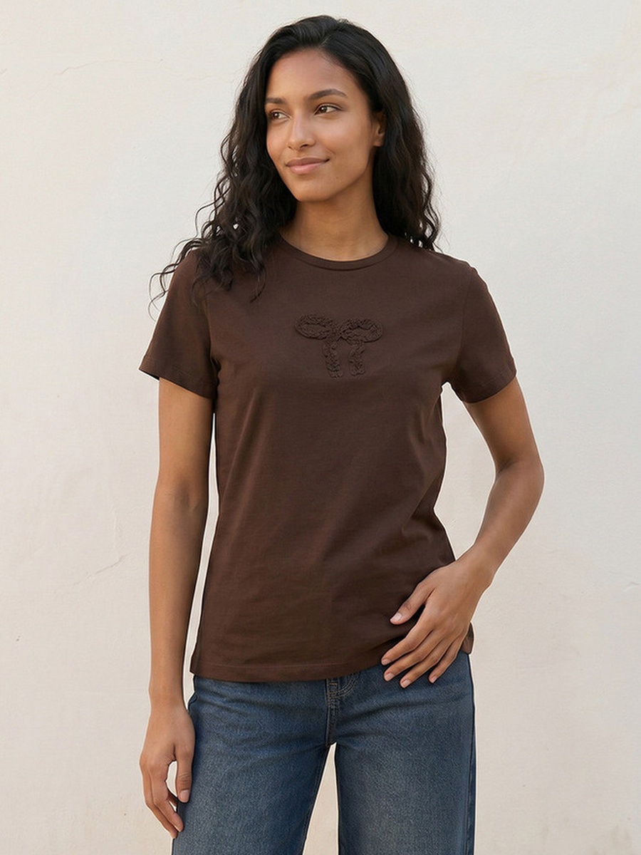 Cotton Applique T-Shirt